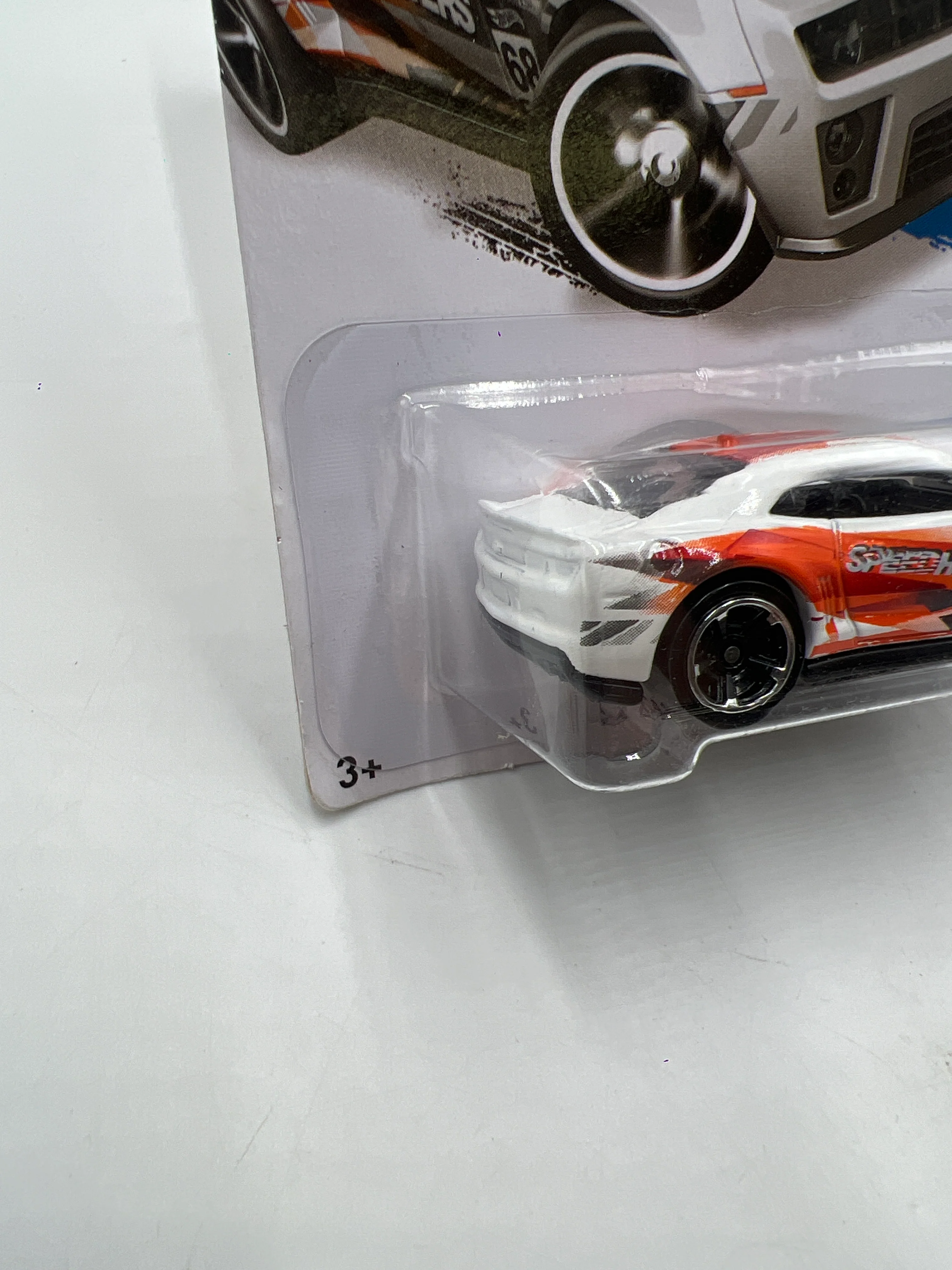 2014 Hot Wheels Workshop #246 12 Camaro ZL1 Concept White 7H - Image 5