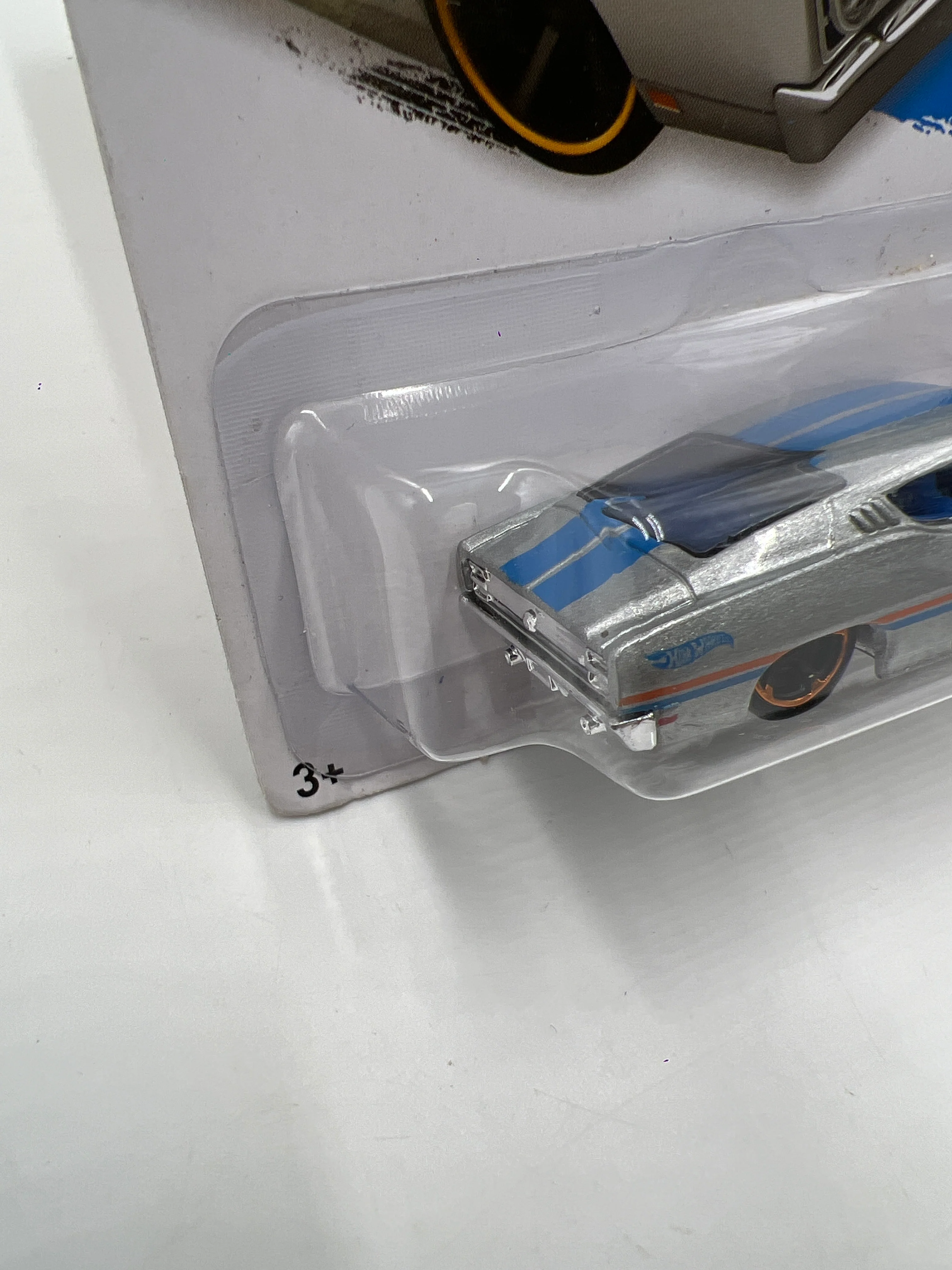 2014 Hot Wheels Workshop #235 69 Ford Torino Talladega Silver 25D - Image 5