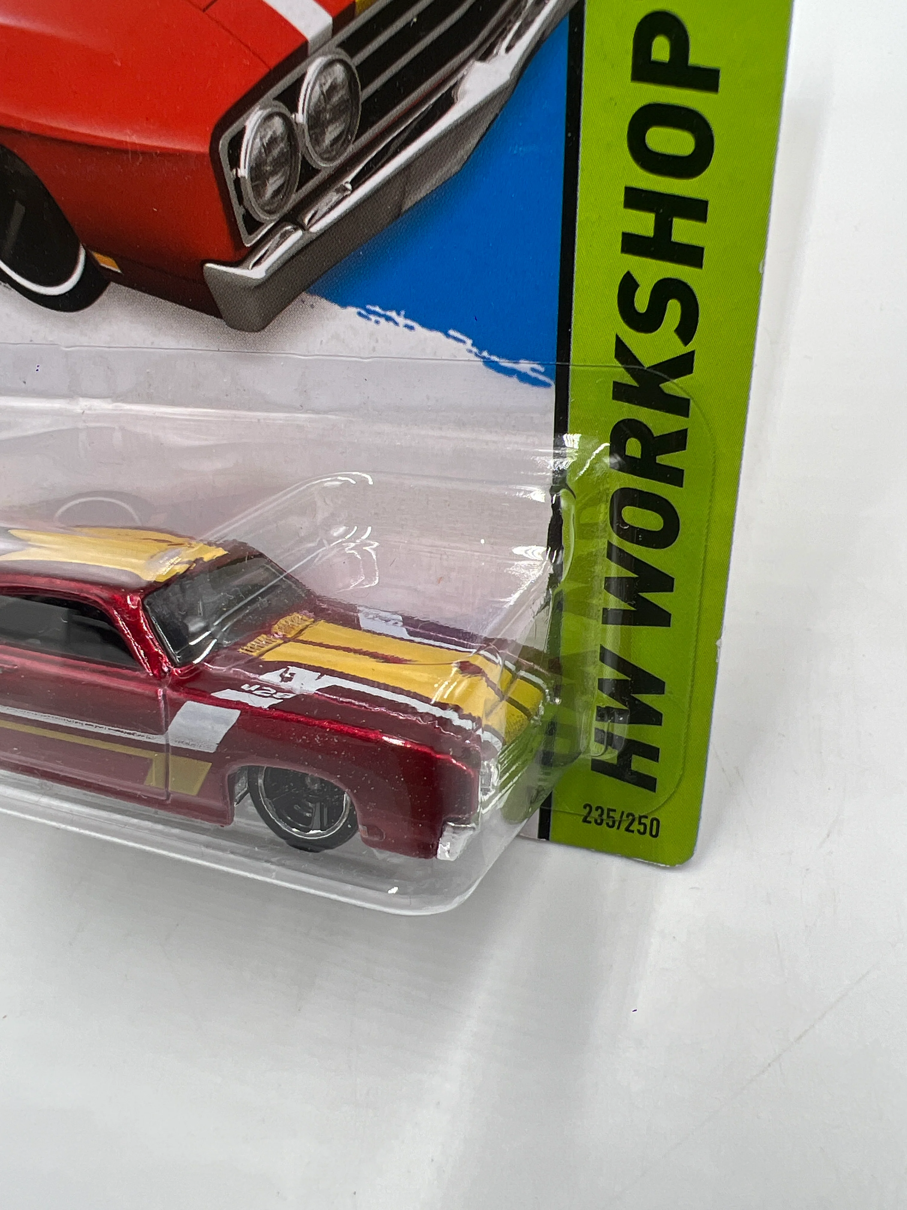 2014 Hot Wheels Workshop #235 69 Ford Torino Talladega Red 30G - Image 4