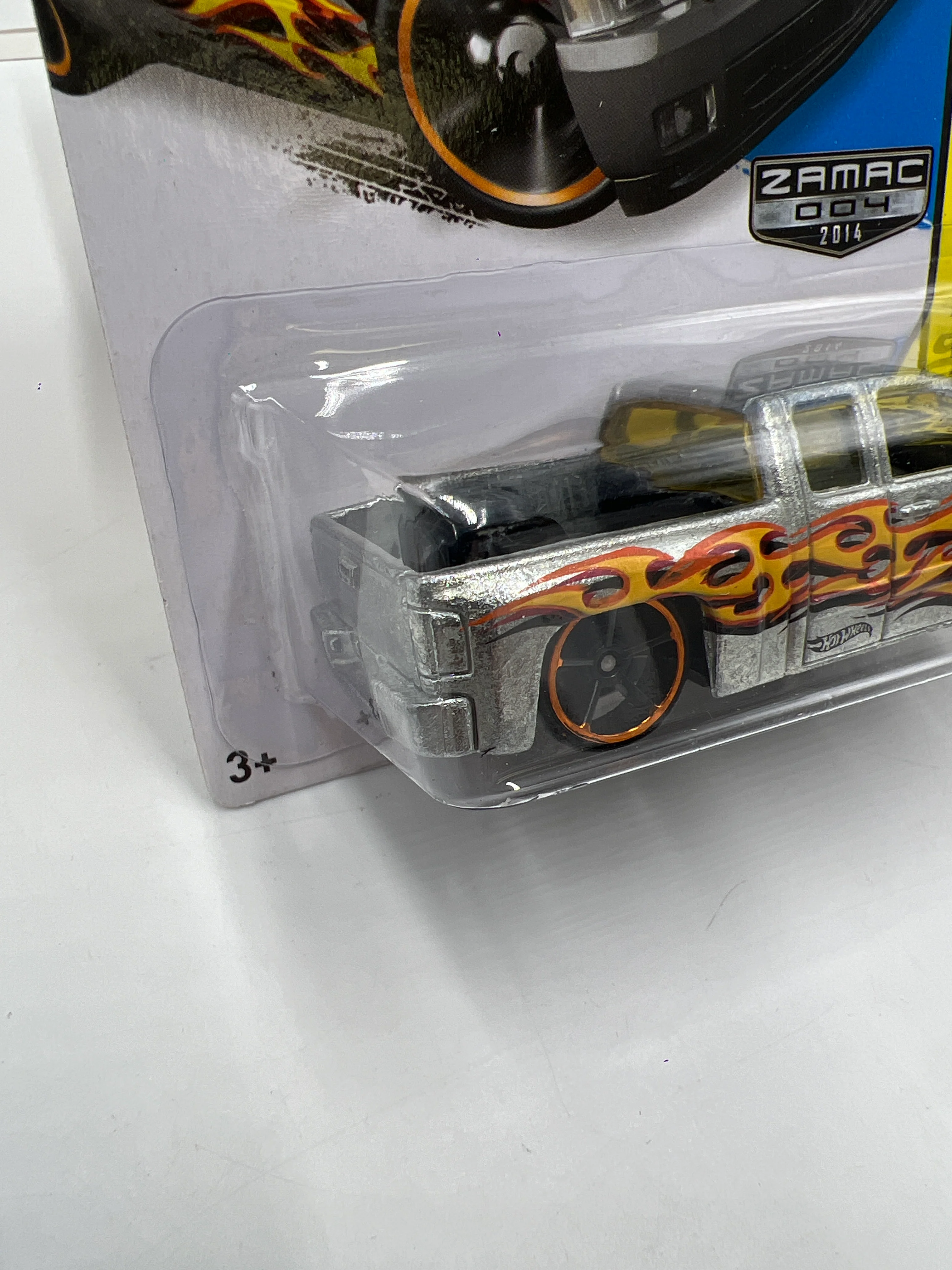 2014 Hot Wheels Off-Road #132 Zamac 004 Chevy Silverado W/Protector - Image 5