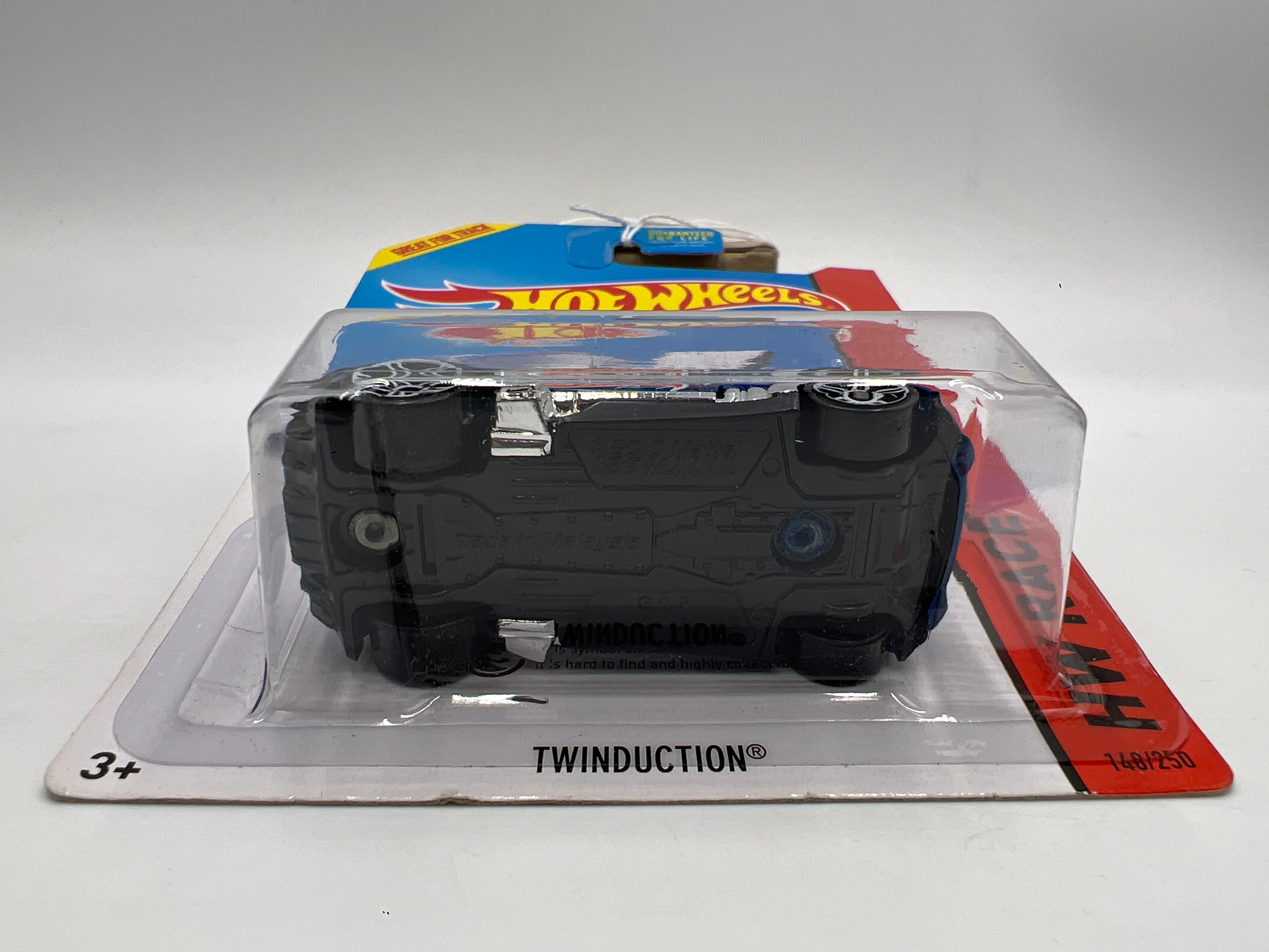 2014 Hot Wheels Treasure Hunt #148 Twinduction Blue 276F - Image 5