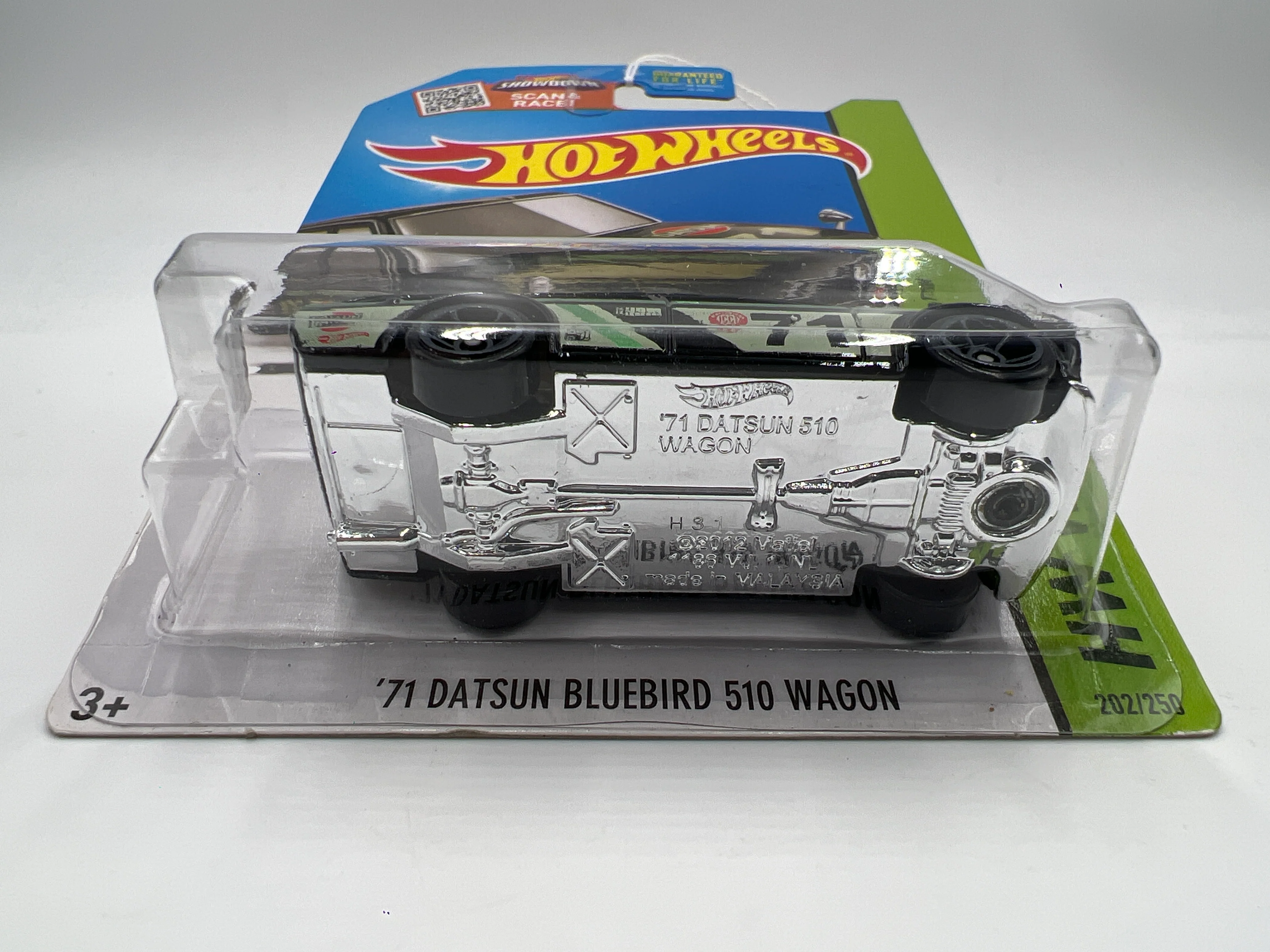 2015 Hot Wheels #202 71 Datsun Bluebird 510 Wagon Kmart Exclusive SR - Image 6