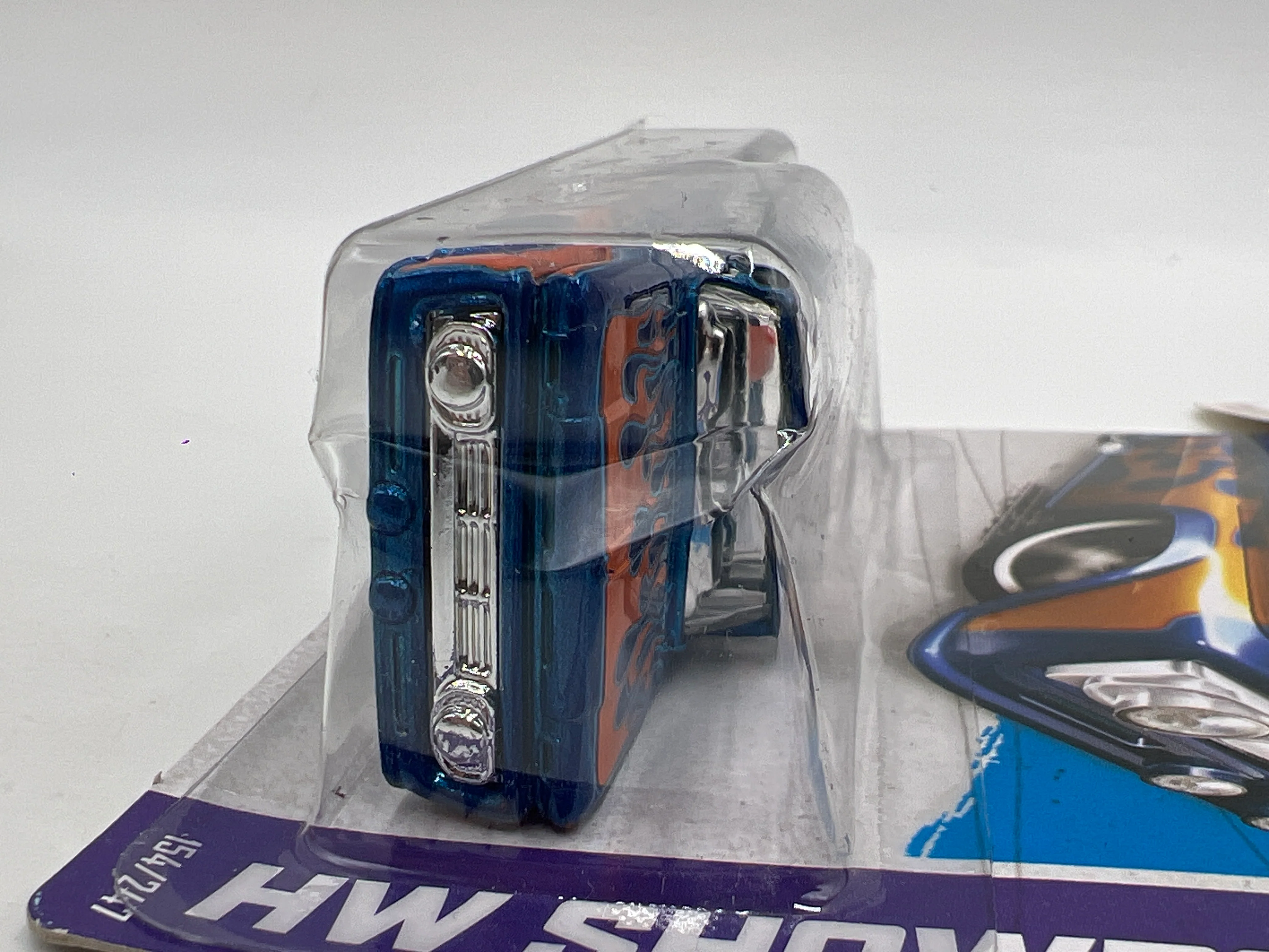 2012 Hot Wheels Showroom #154 Custom 62 Chevy Blue - Image 5