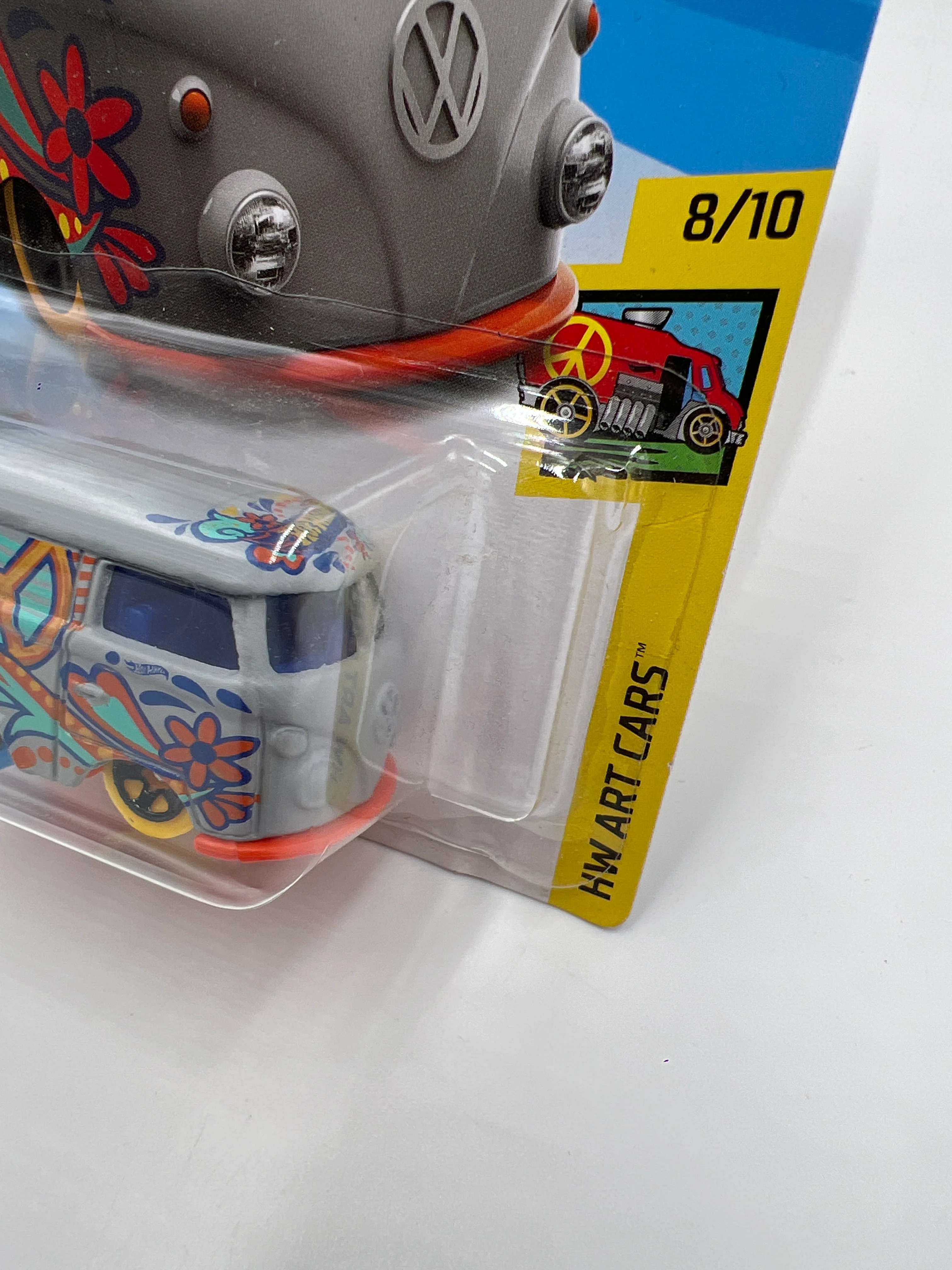 2018 Hot Wheels Art Cars #353 Kool Kombi Gray 97G - Image 4