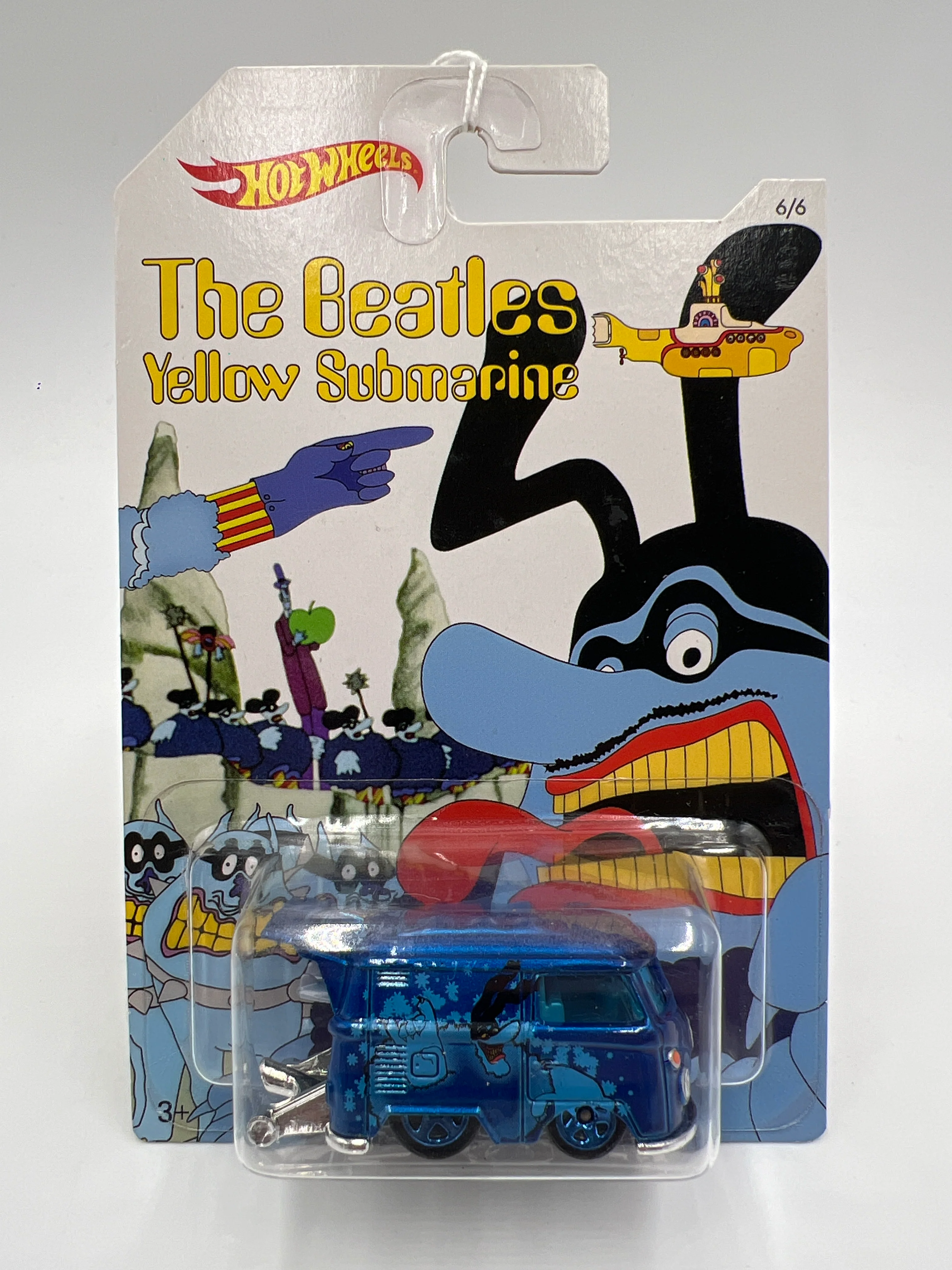 2016 Hot Wheels The Beatles Yellow Submarine #6 Kool Kombi Blue SR - Image 2