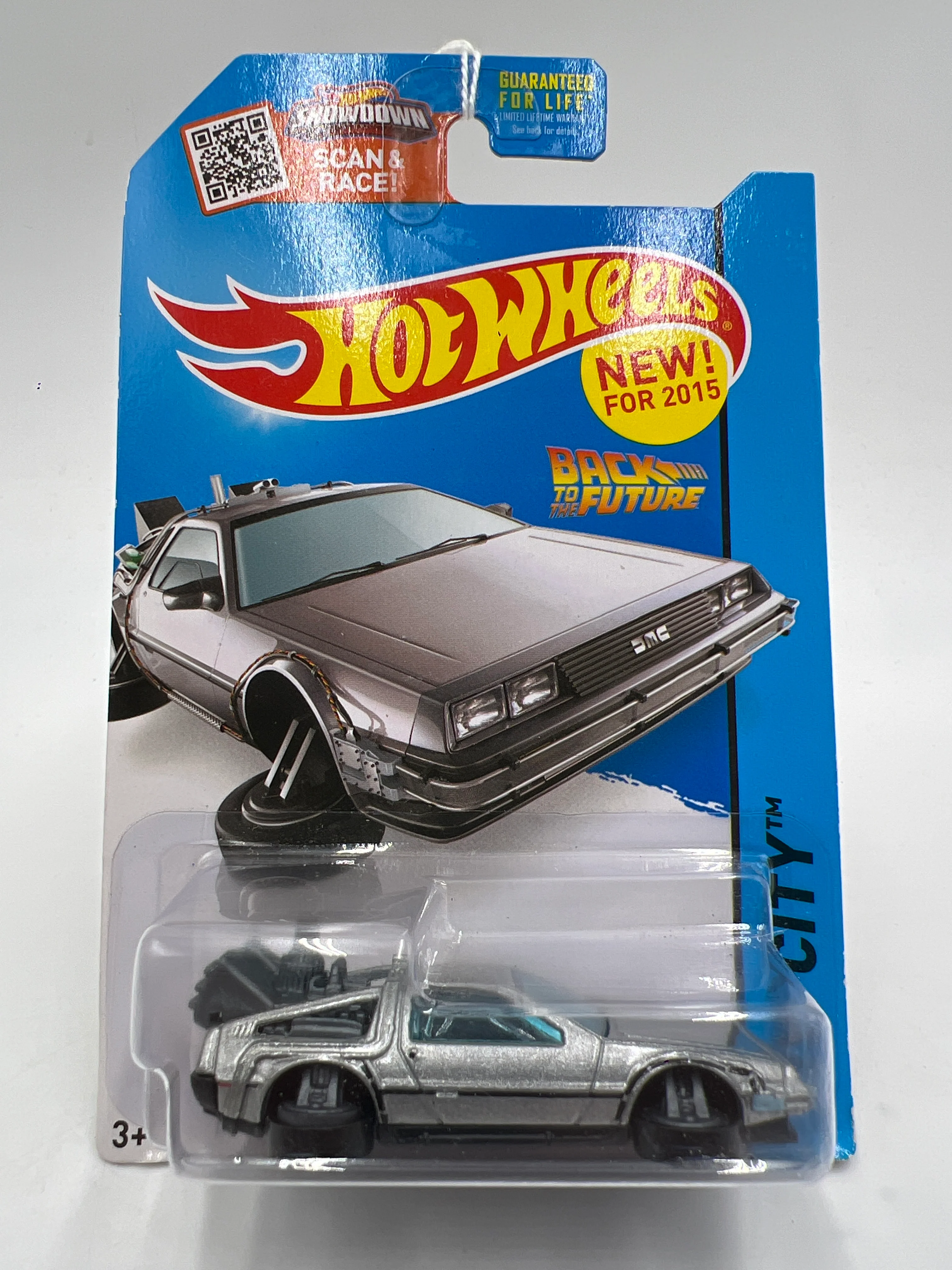 2015 Hot Wheels HW City #45 Back To The Future Time Machine Hover Mode 123G