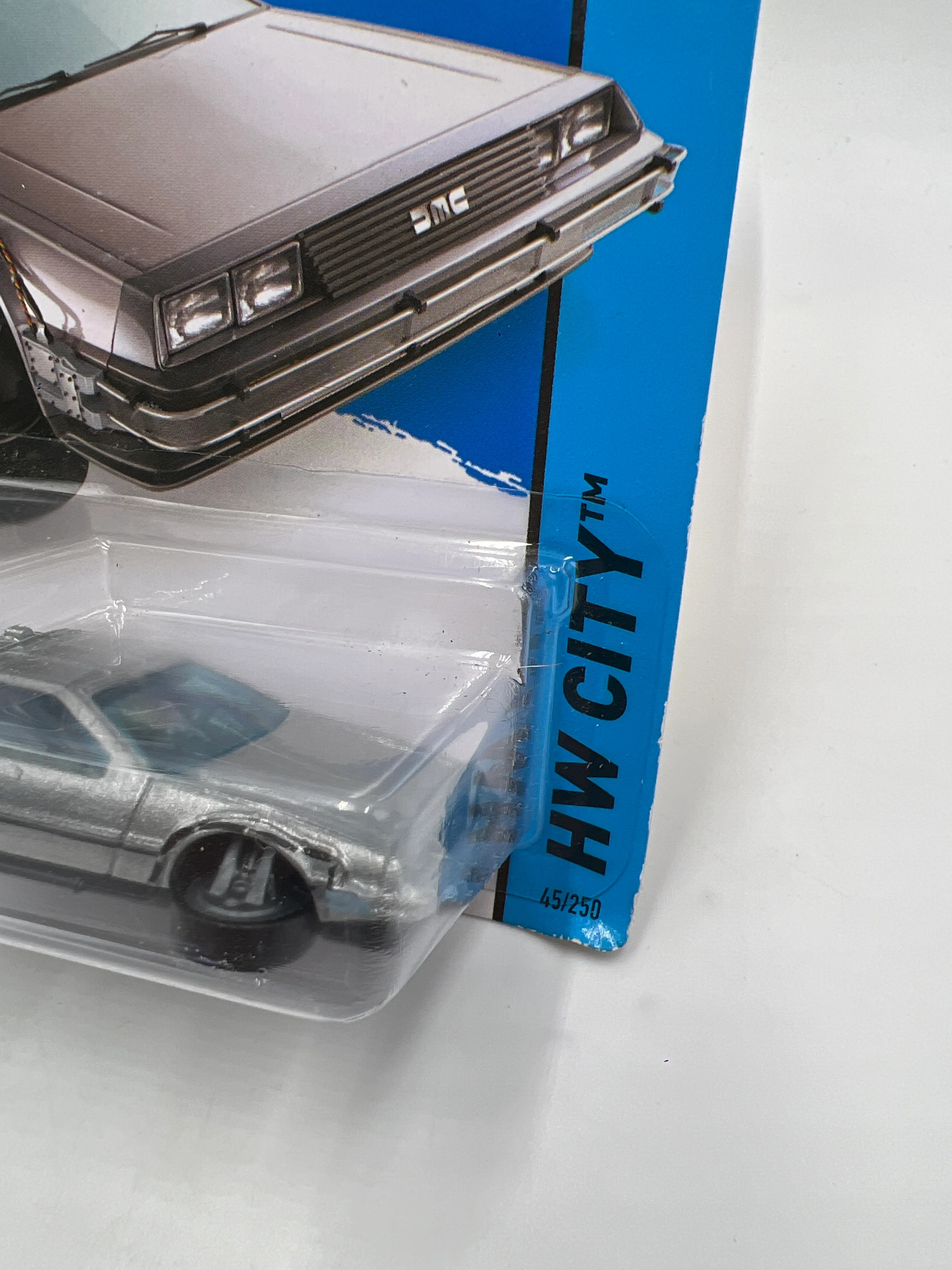 2015 Hot Wheels HW City #45 Back To The Future Time Machine Hover Mode 123G - Image 3
