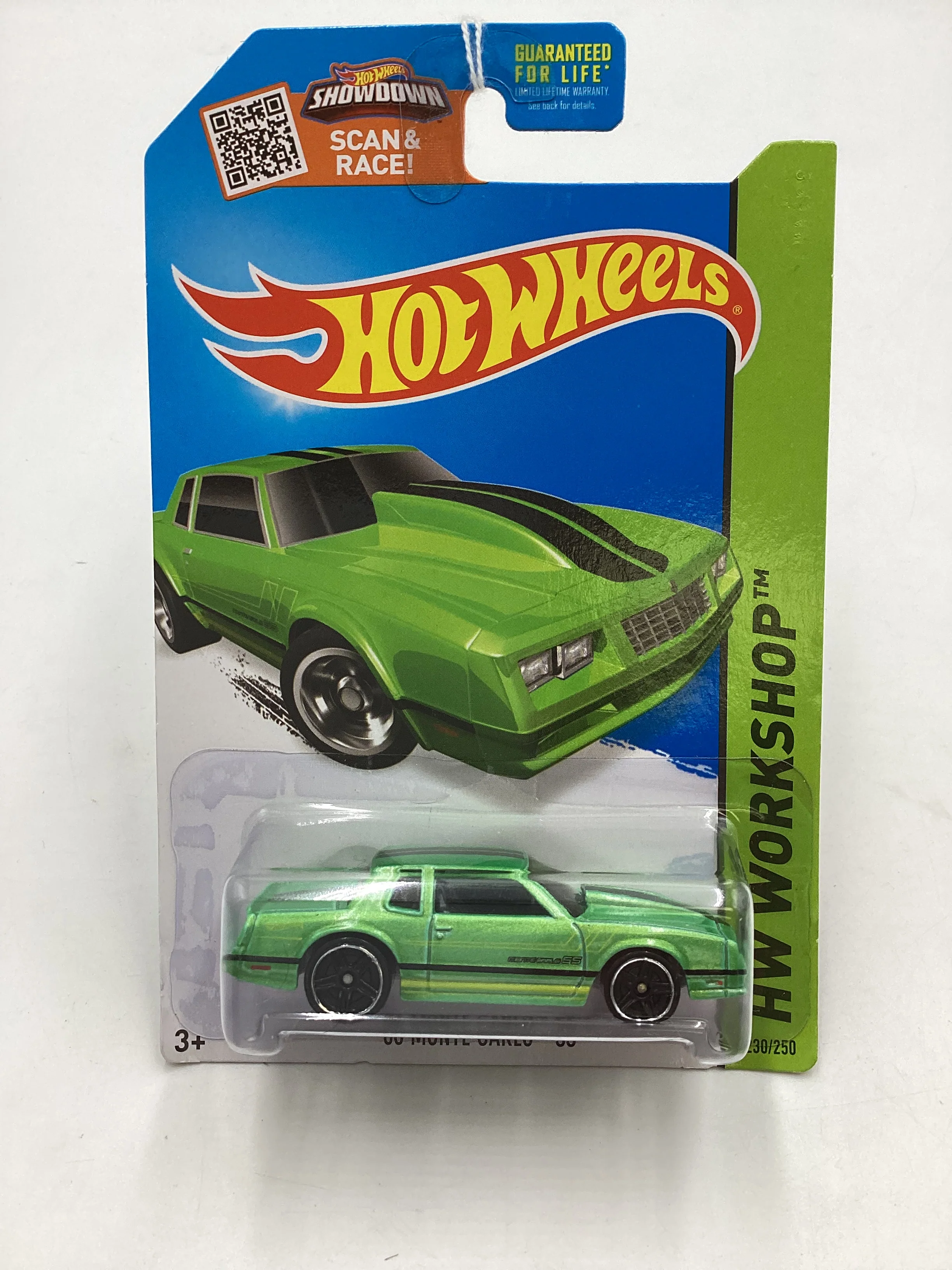 2015 Hot Wheels Kmart Exclusive #230 86 Monte Carlo Green 235A - Image 2