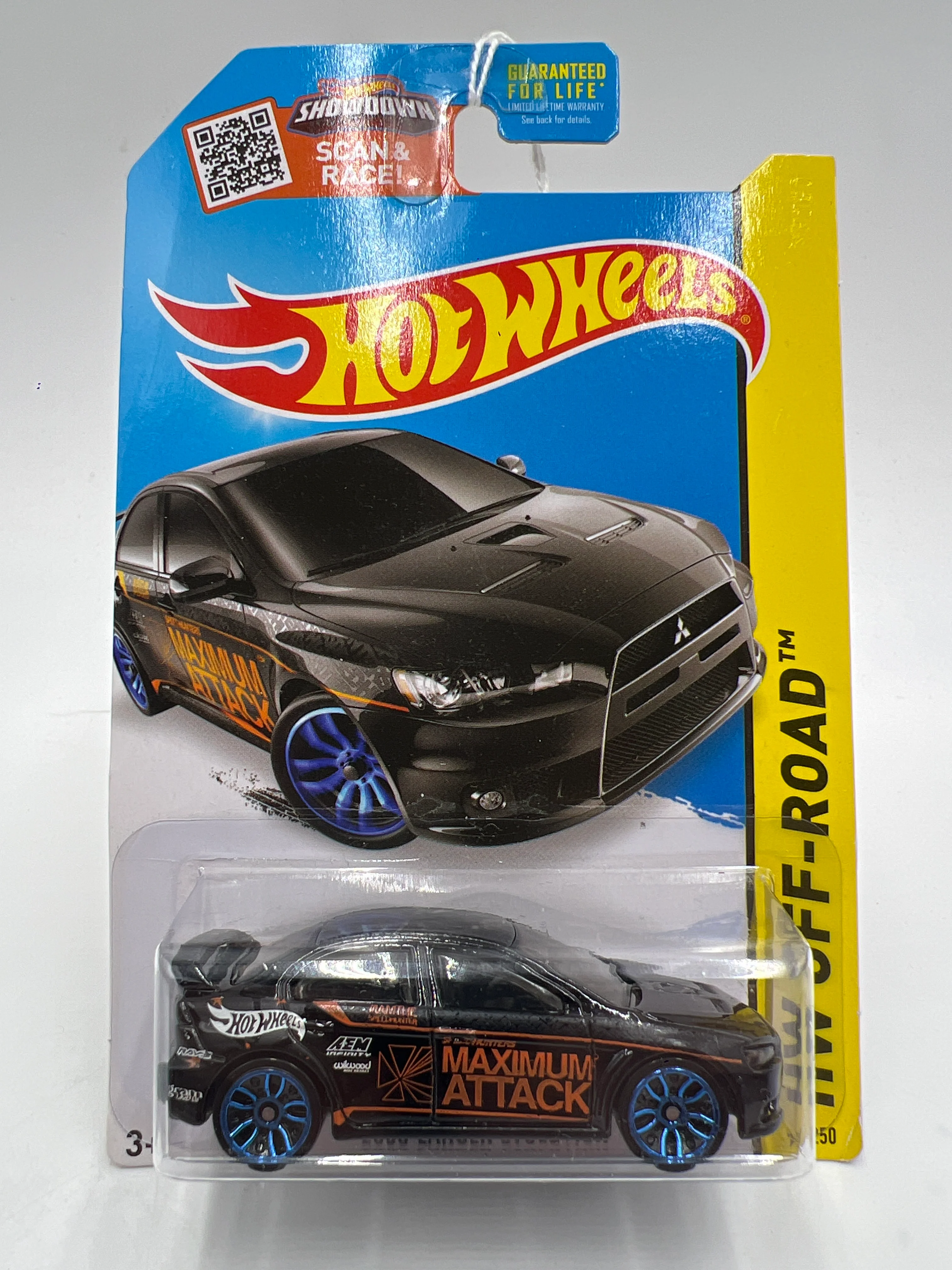 2015 Hot Wheels Off-Road #77 2008 Lancer Evolution Black 93A