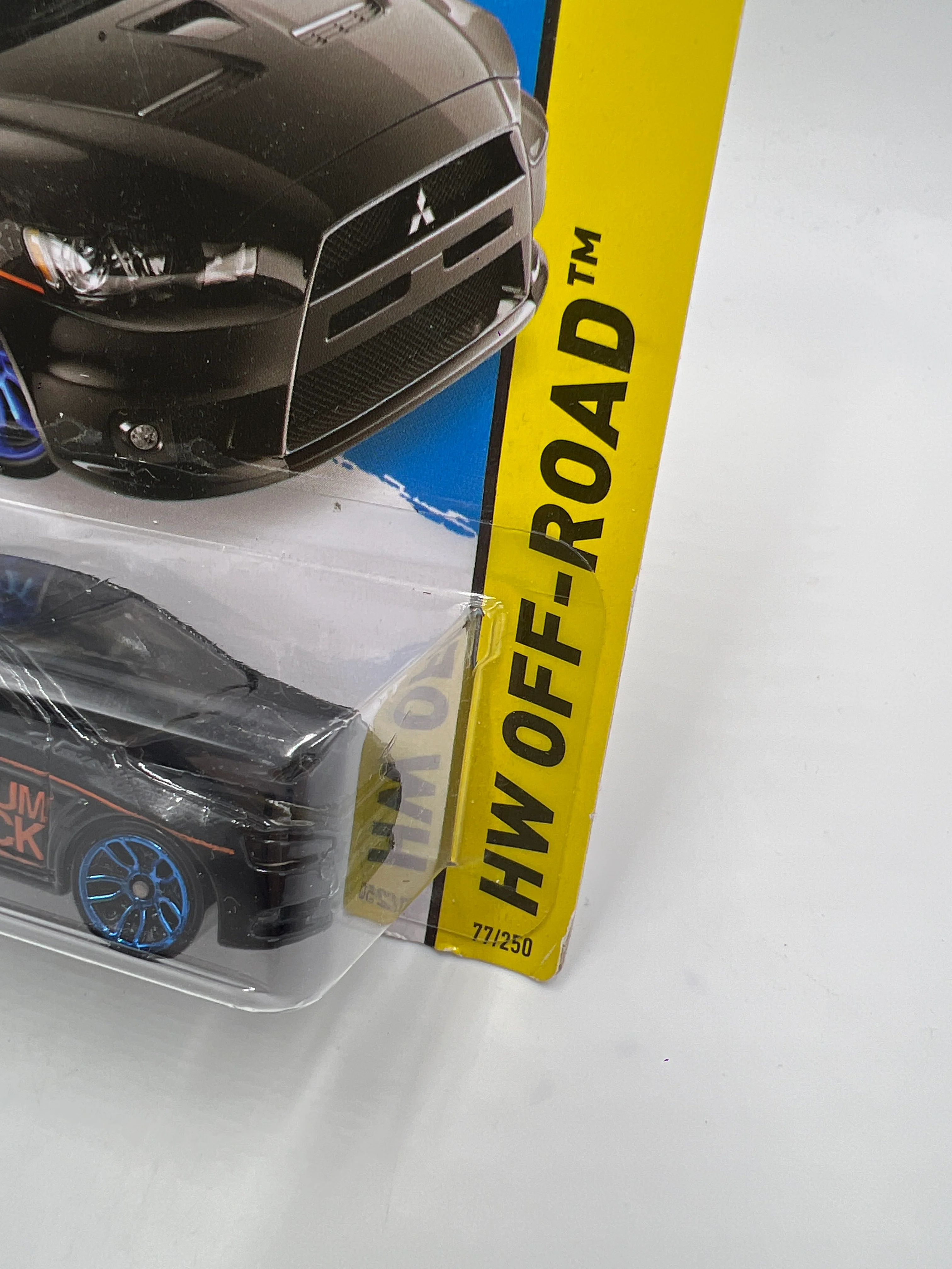 2015 Hot Wheels Off-Road #77 2008 Lancer Evolution Black 93A - Image 3