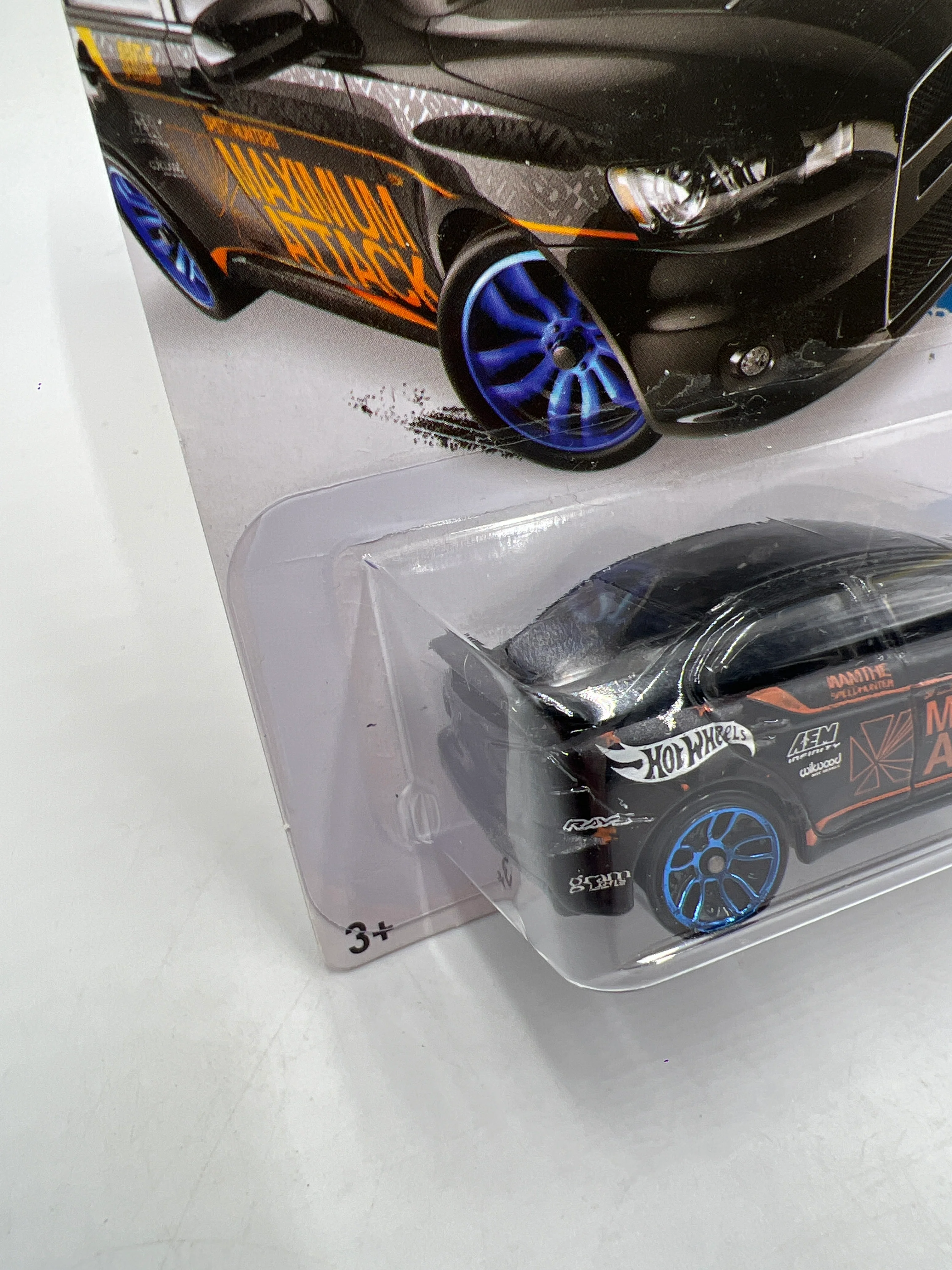 2015 Hot Wheels Off-Road #77 2008 Lancer Evolution Black 93A - Image 4