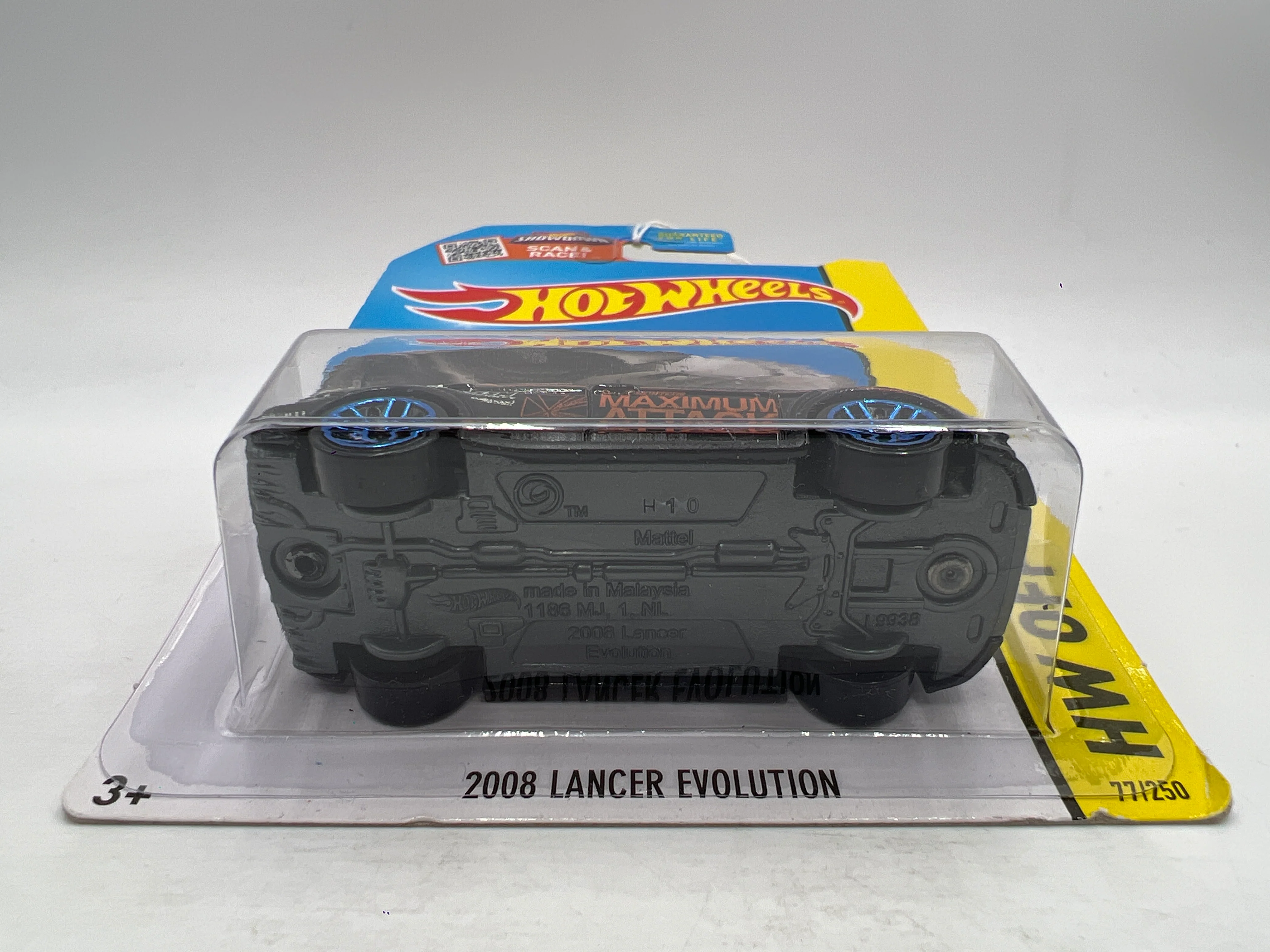2015 Hot Wheels Off-Road #77 2008 Lancer Evolution Black 93A - Image 5