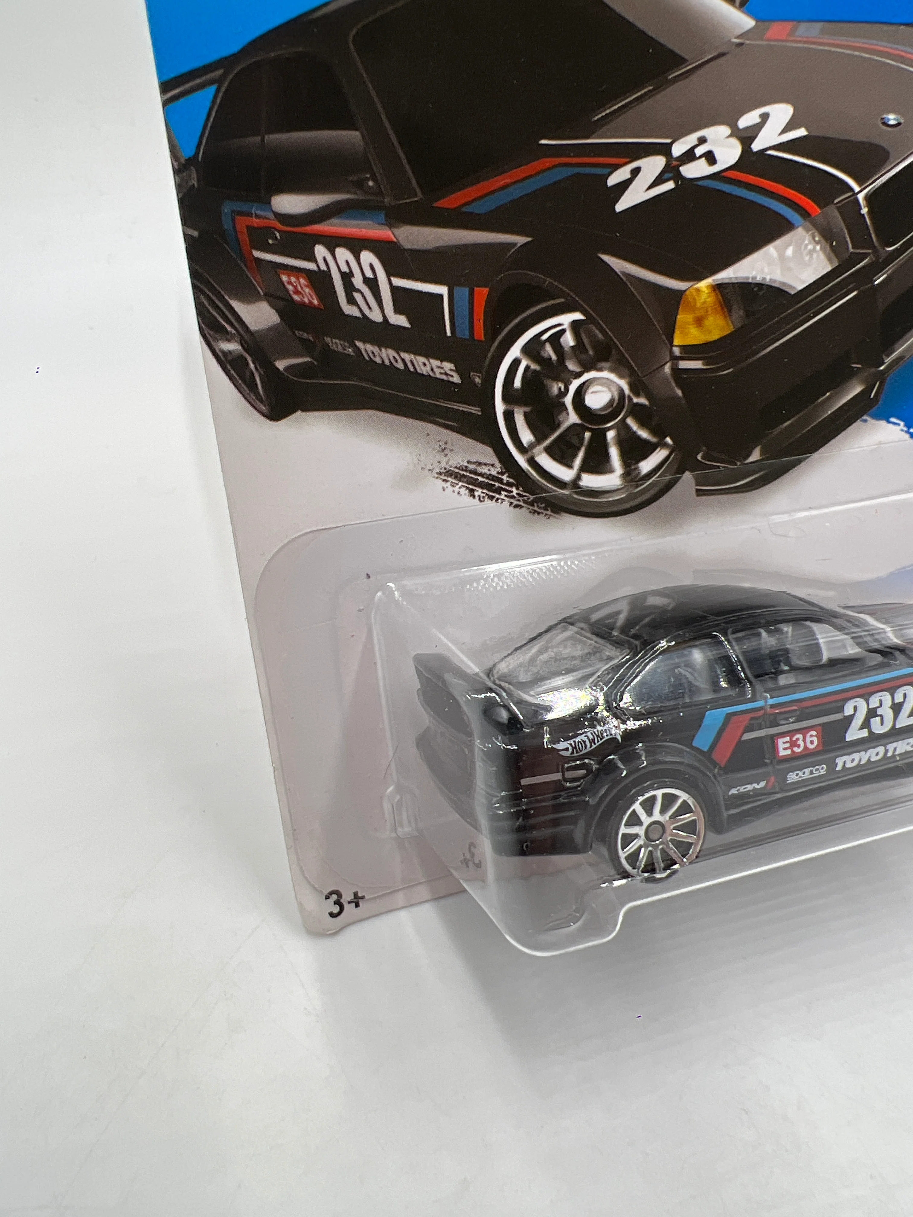 2015 Hot Wheels Race #146 BMW E36 M3 Race Black - Image 4