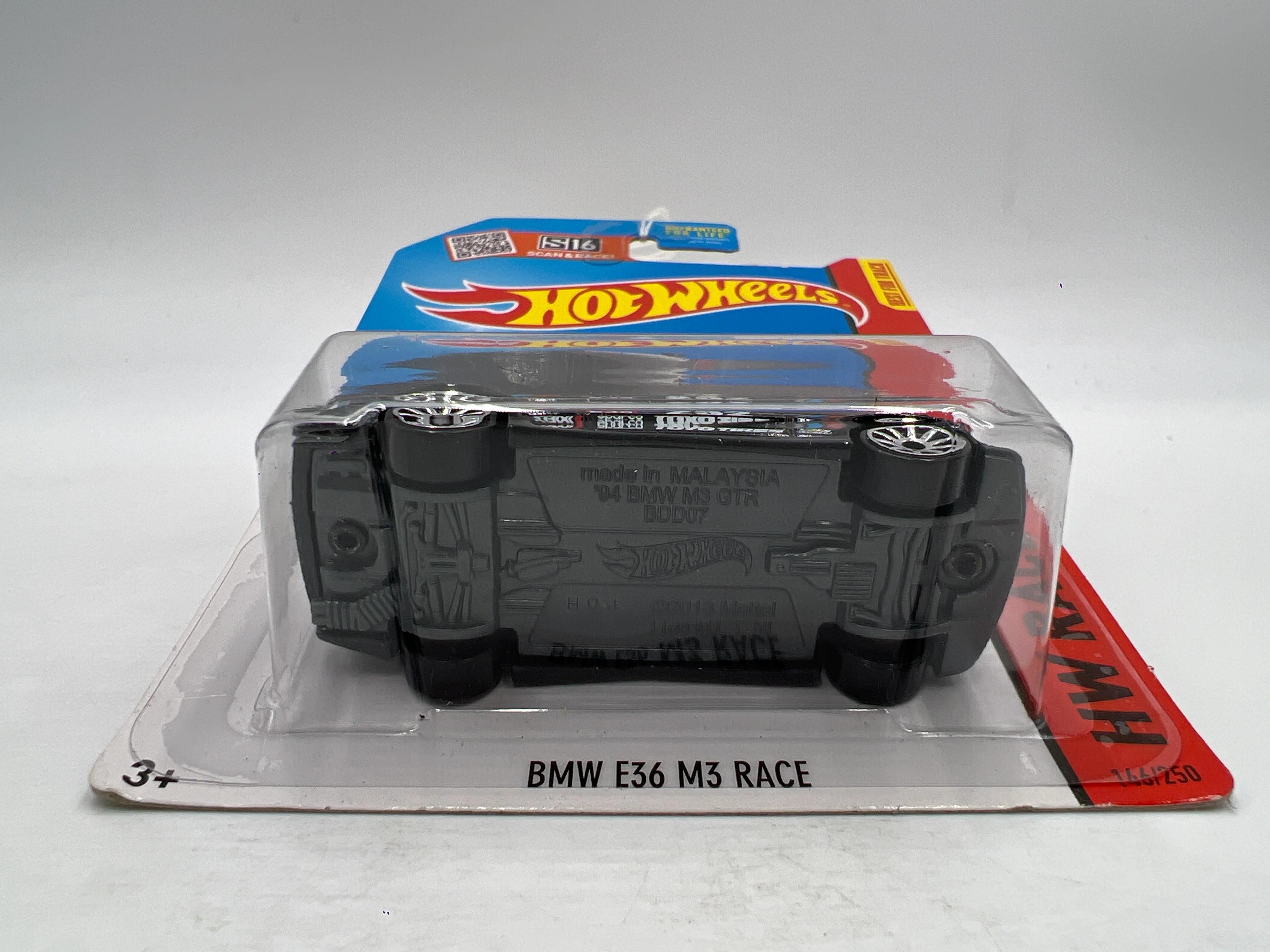 2015 Hot Wheels Race #146 BMW E36 M3 Race Black - Image 5