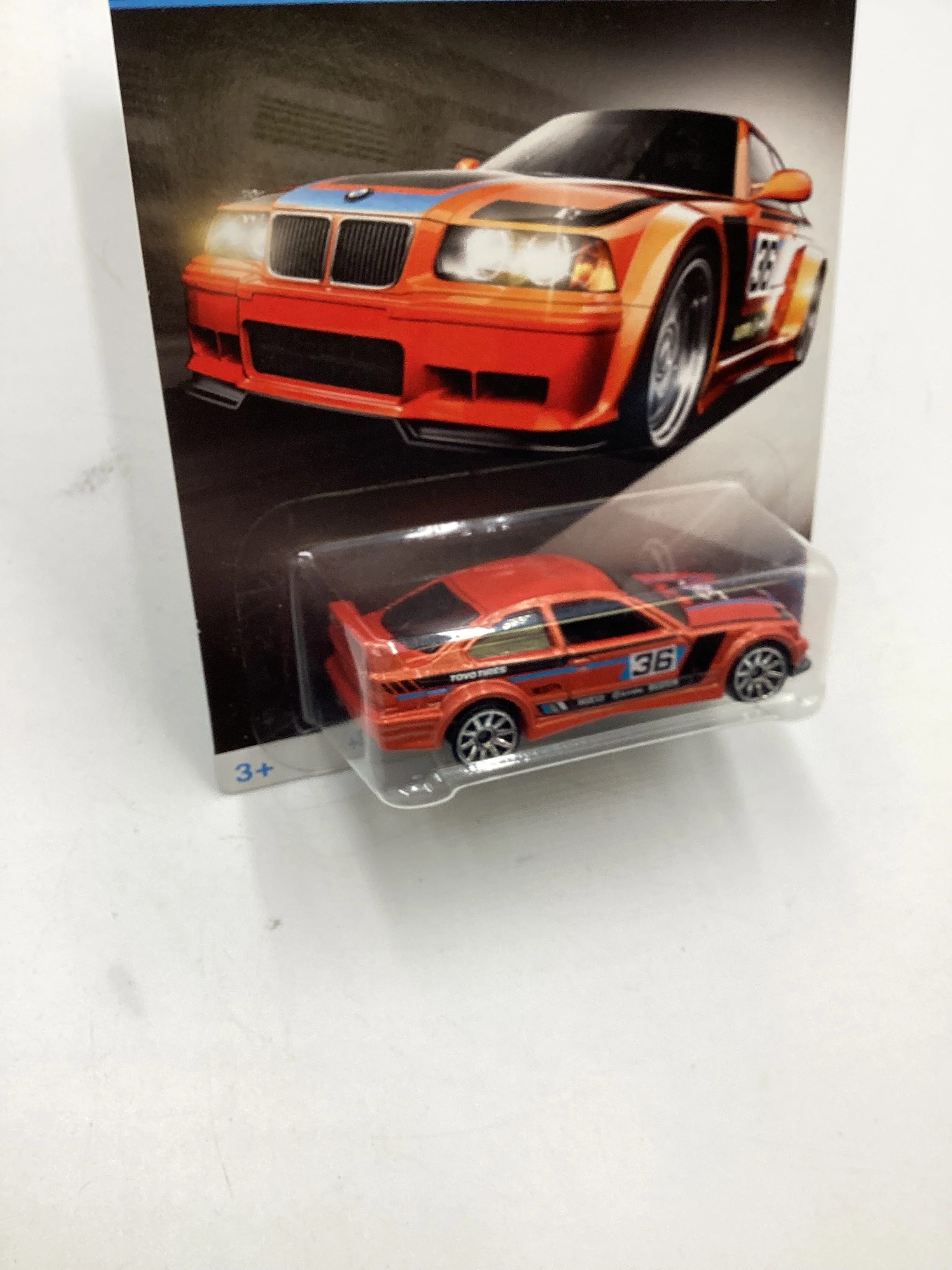 Hot Wheels BMW Series #3 BMW E36 M3 Race Orange Walmart Exclusive SR - Image 6