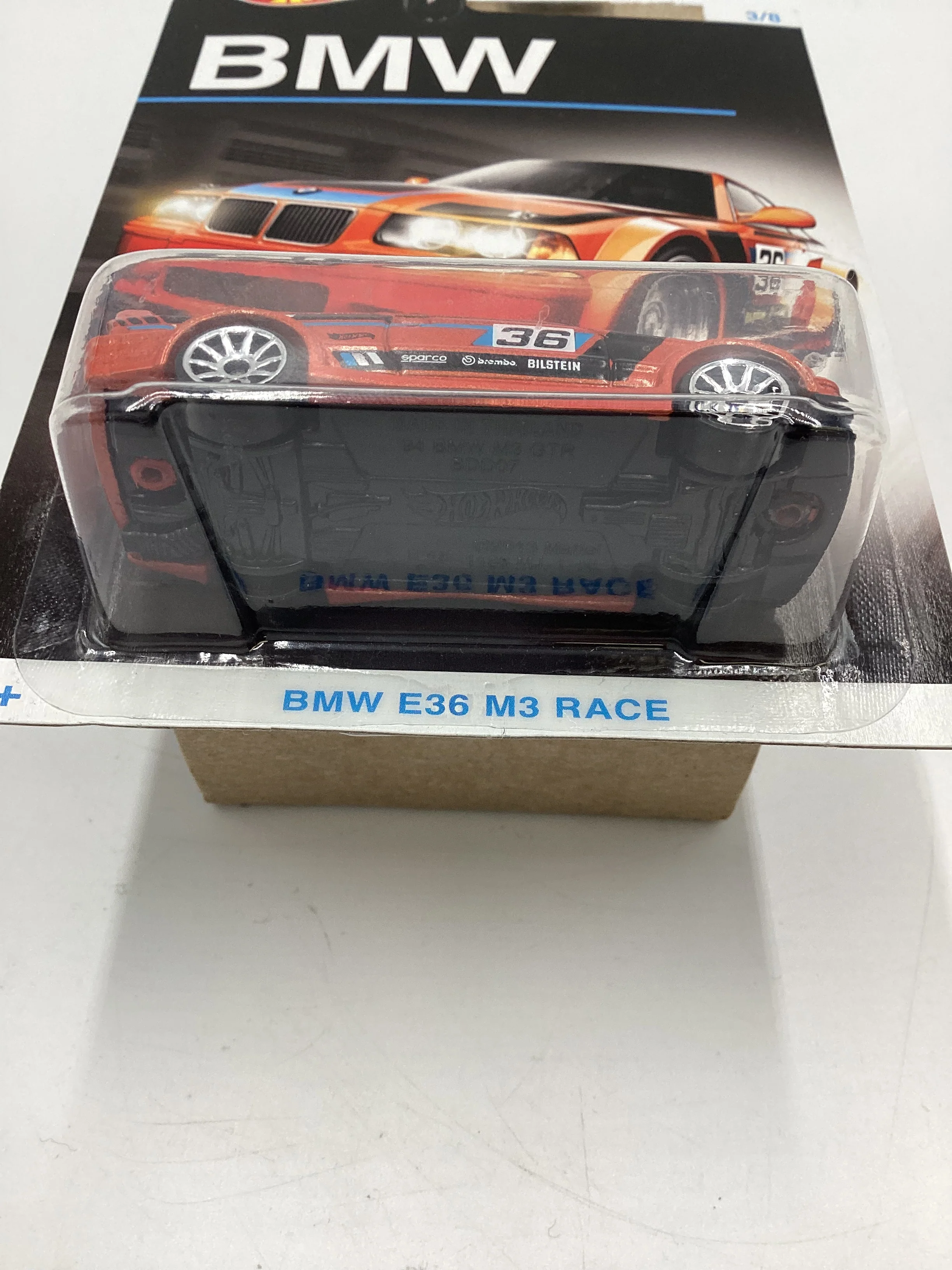 Hot Wheels BMW Series #3 BMW E36 M3 Race Orange Walmart Exclusive SR - Image 7
