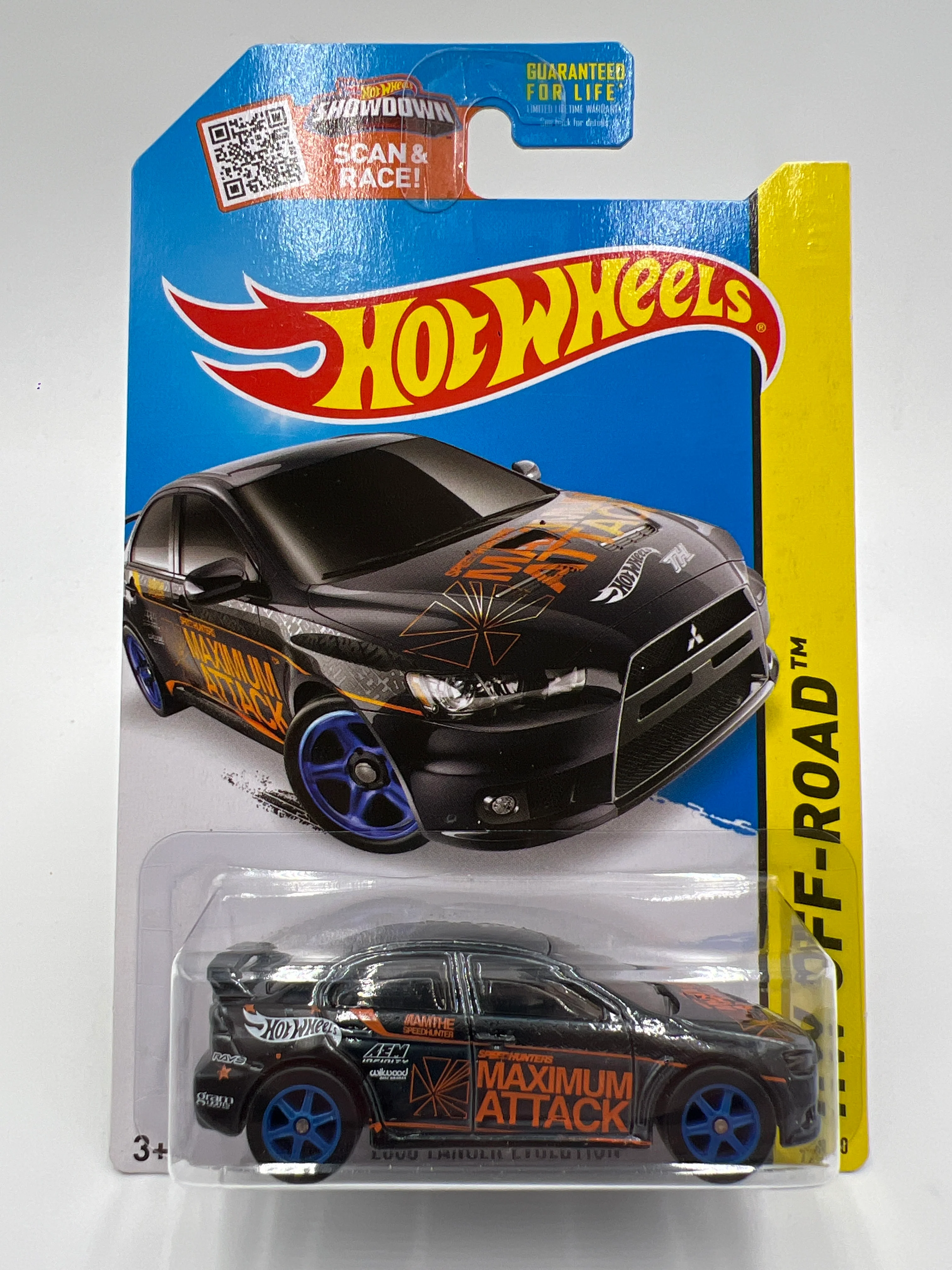 2015 Hot Wheels Super Treasure Hunt #77 2008 Lancer Evolution W/Protector - Image 2