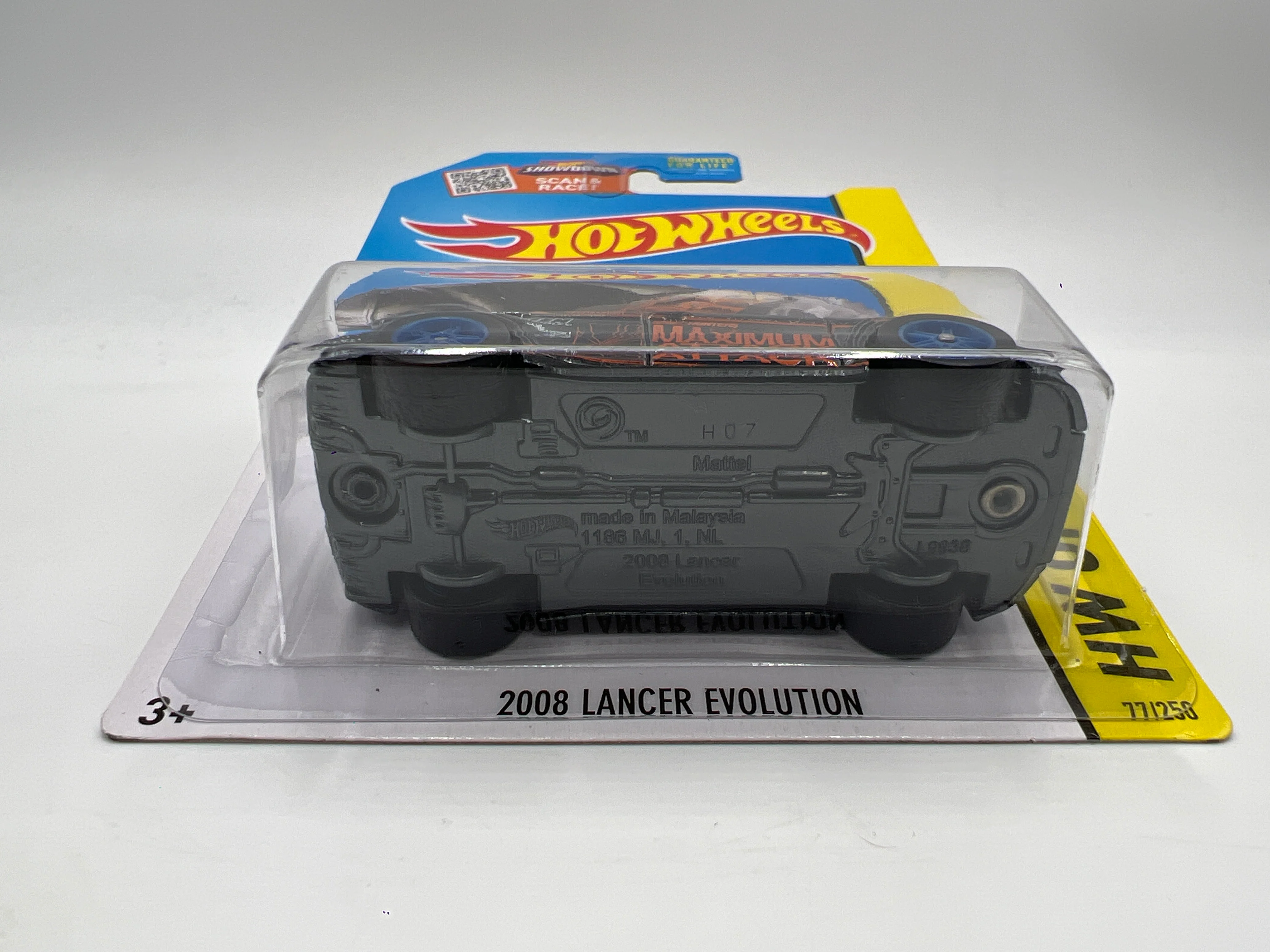 2015 Hot Wheels Super Treasure Hunt #77 2008 Lancer Evolution W/Protector - Image 6
