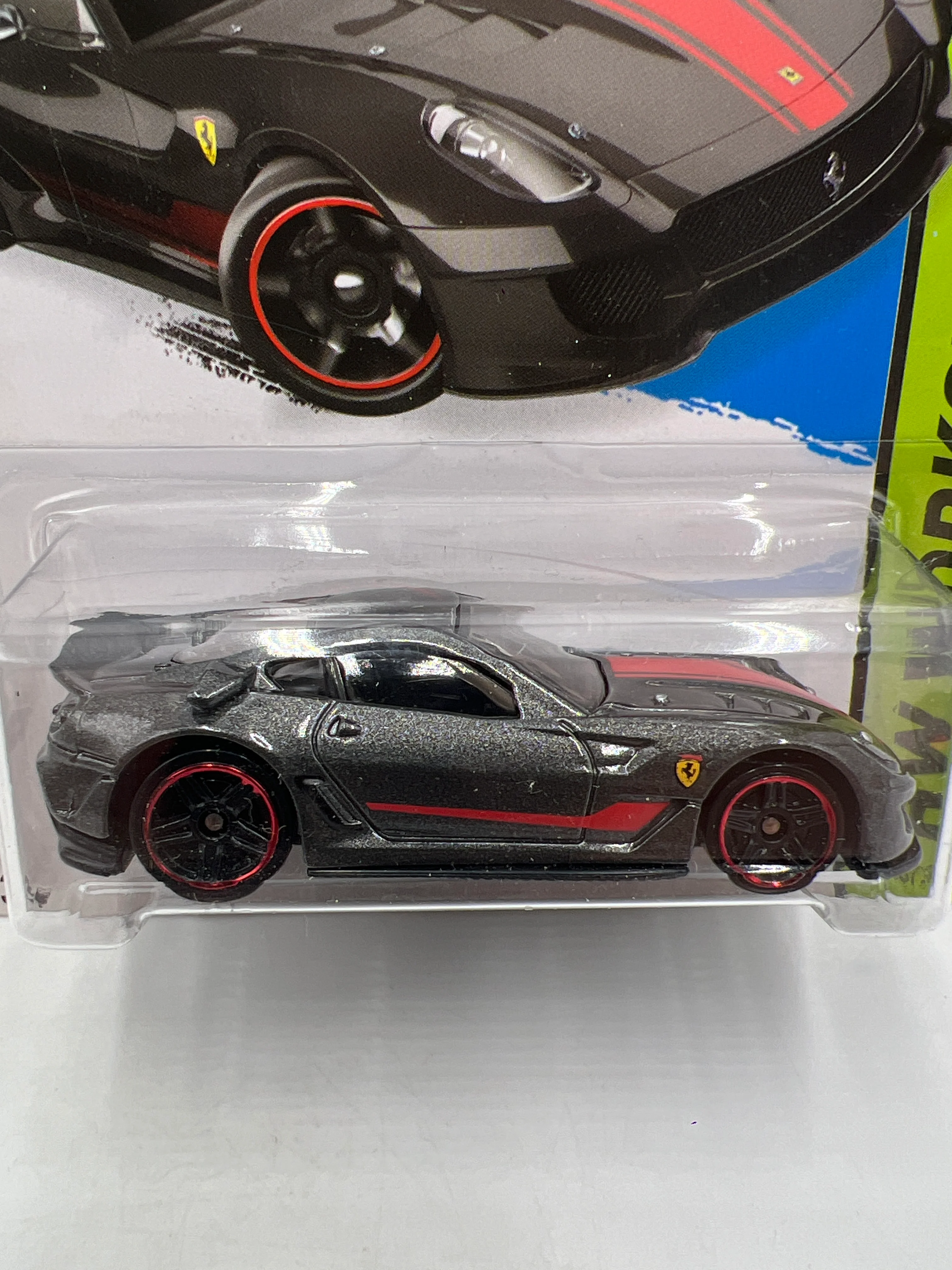 2015 Hot Wheels Workshop #188 Ferrari 599XX Gray Card Not Perfect SR - Image 2