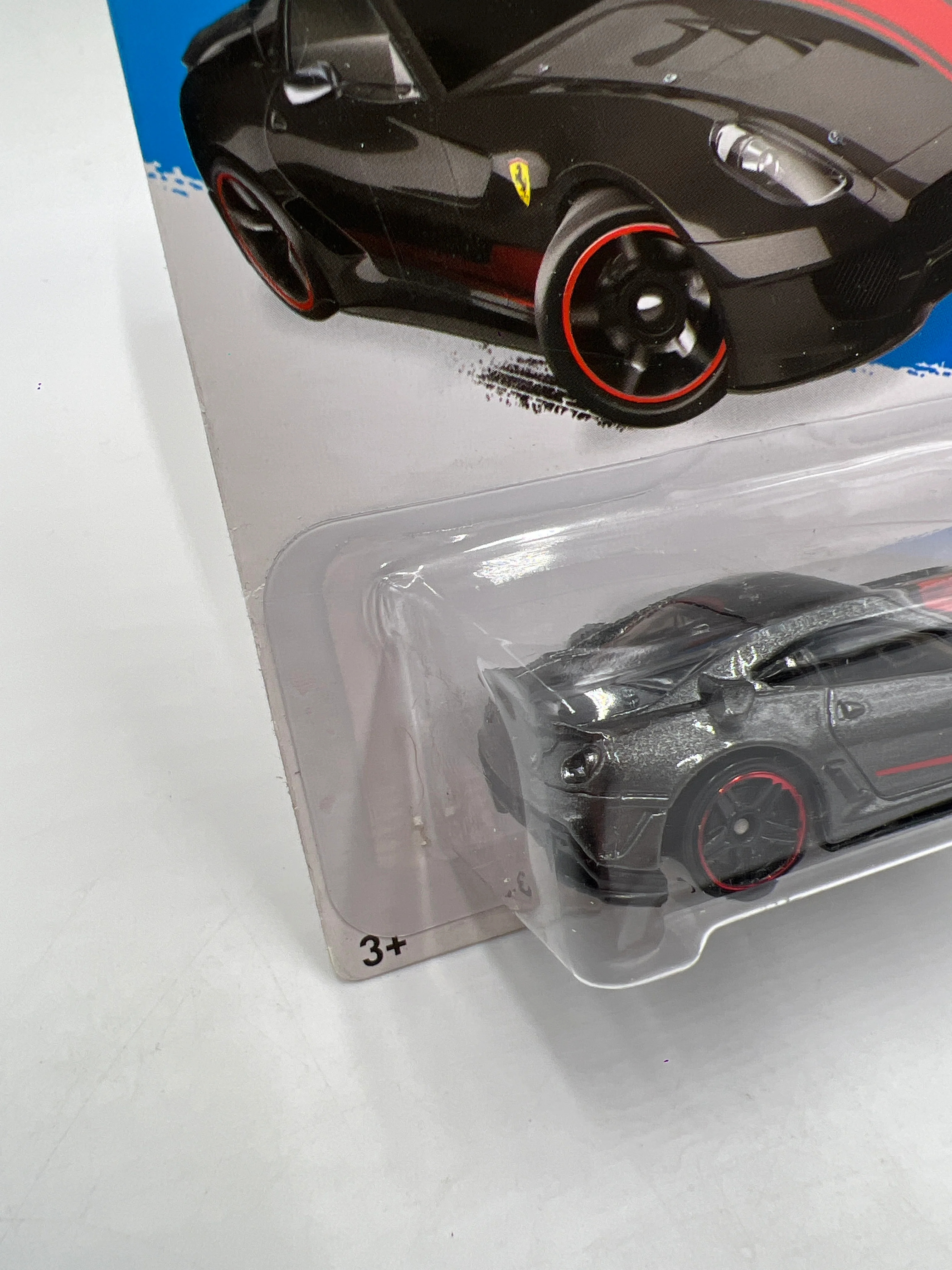 2015 Hot Wheels Workshop #188 Ferrari 599XX Gray Card Not Perfect SR - Image 4