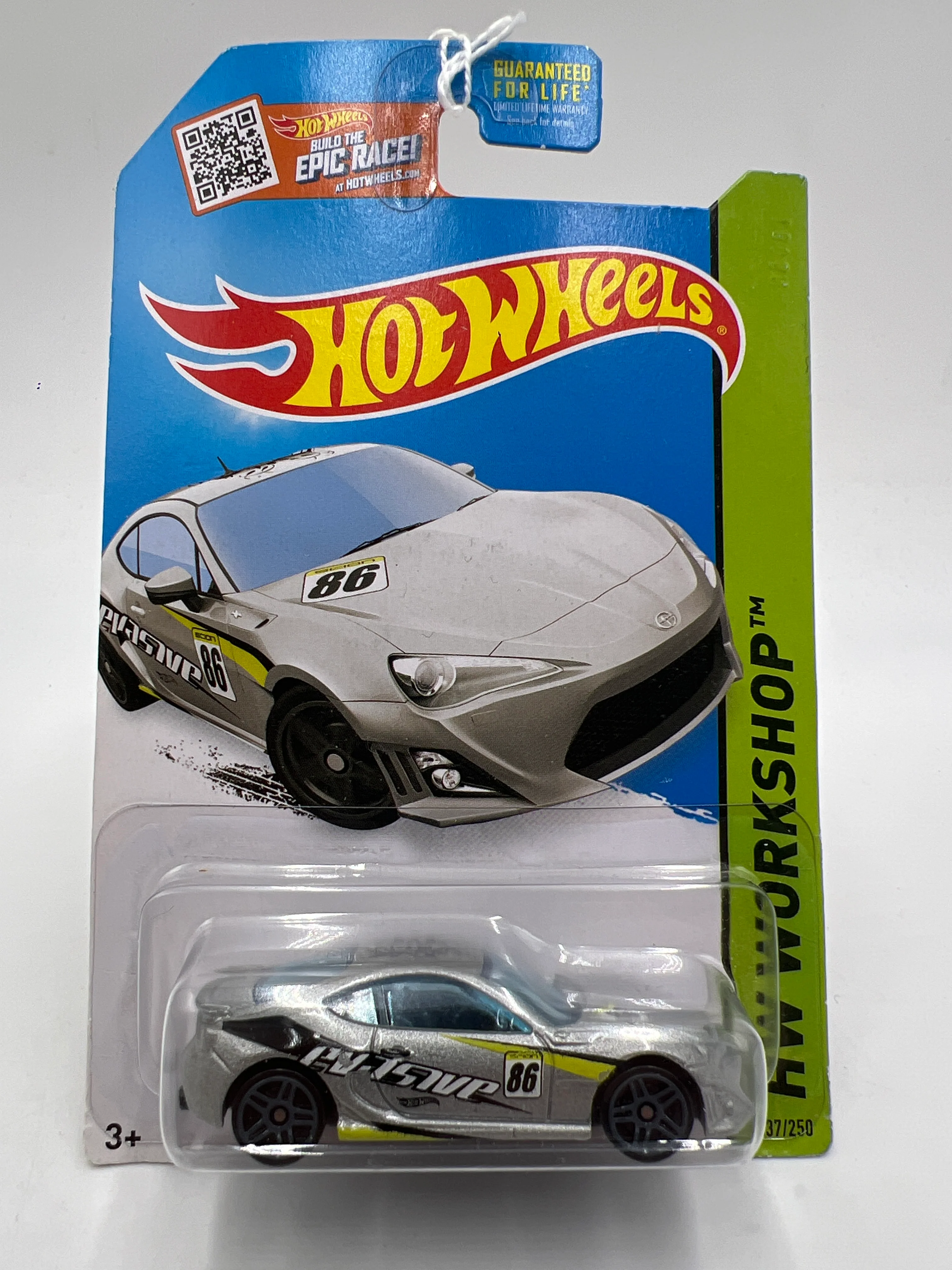 2015 Hot Wheels Workshop #237 Scion FR-S Silver 79A