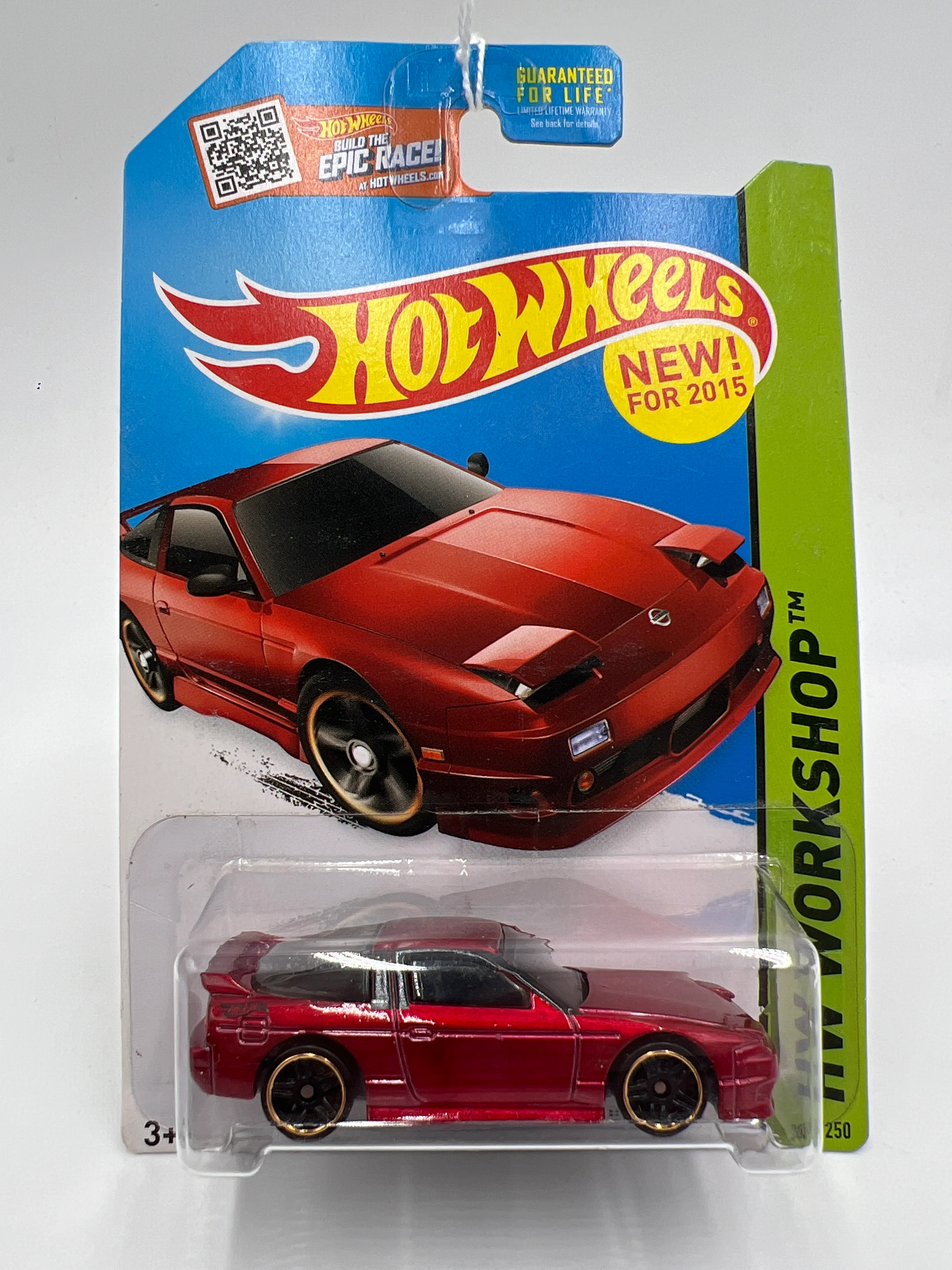 2015 Hot Wheels Workshop #205 96 Nissan 180SX Type X Red 84A