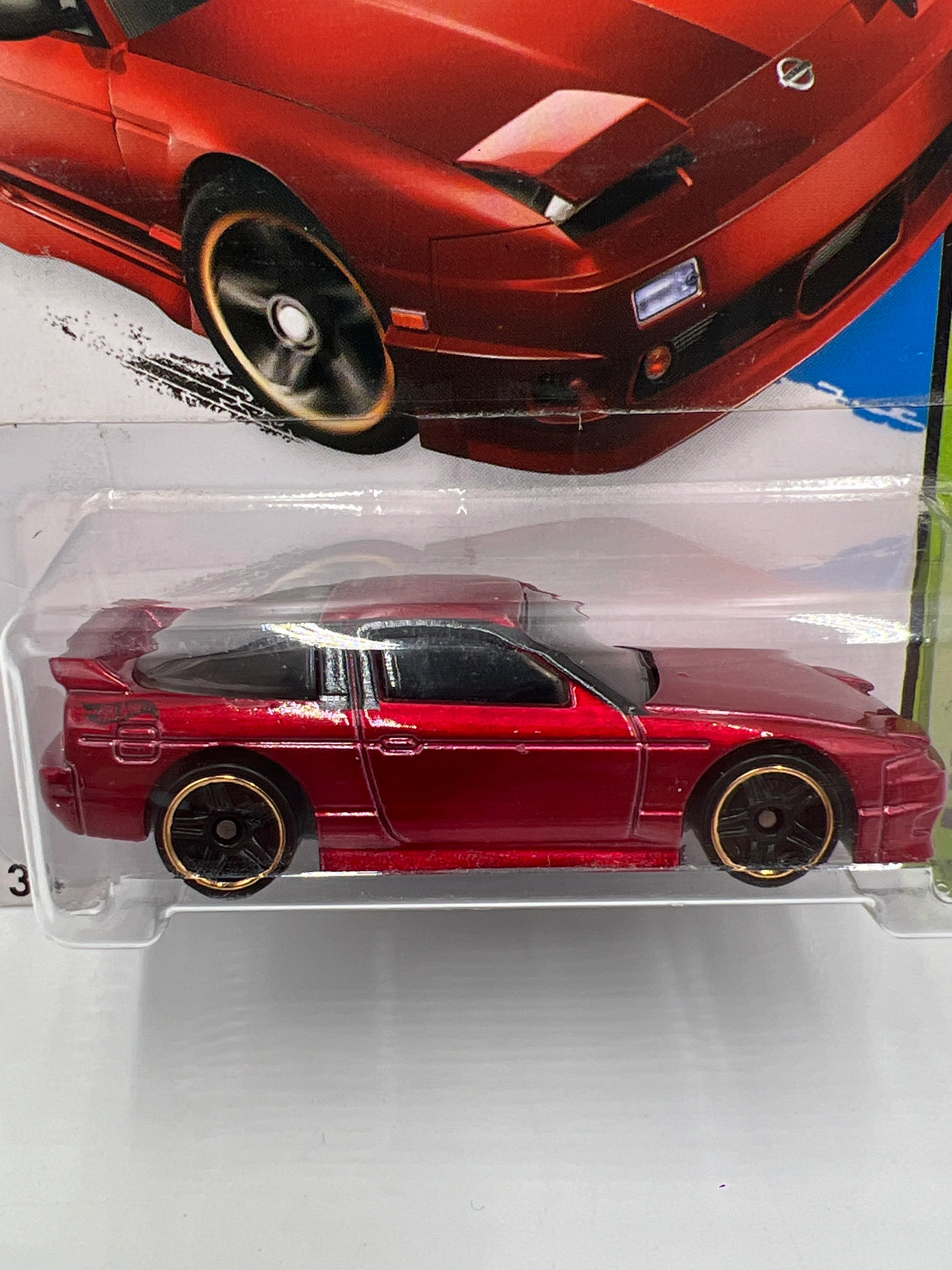 2015 Hot Wheels Workshop #205 96 Nissan 180SX Type X Red 84A - Image 2