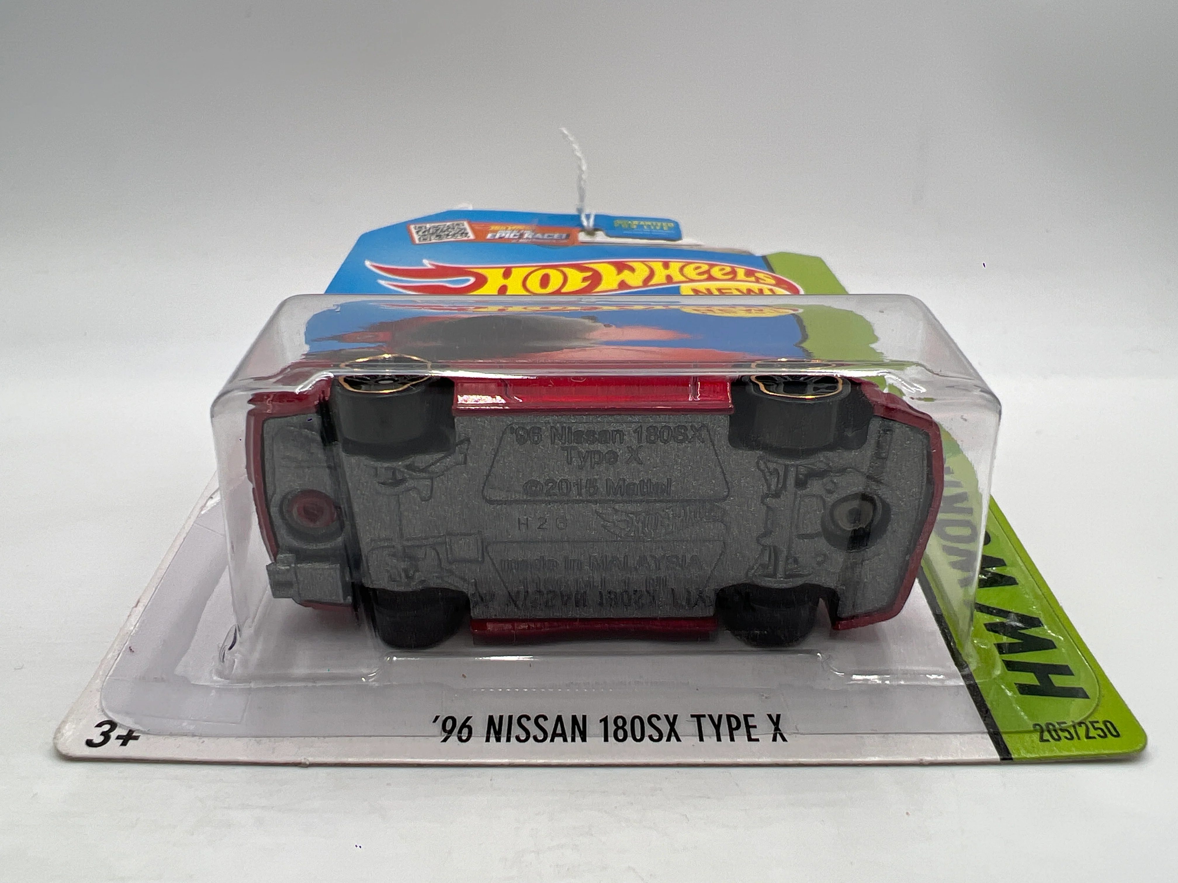 2015 Hot Wheels Workshop #205 96 Nissan 180SX Type X Red 84A - Image 5