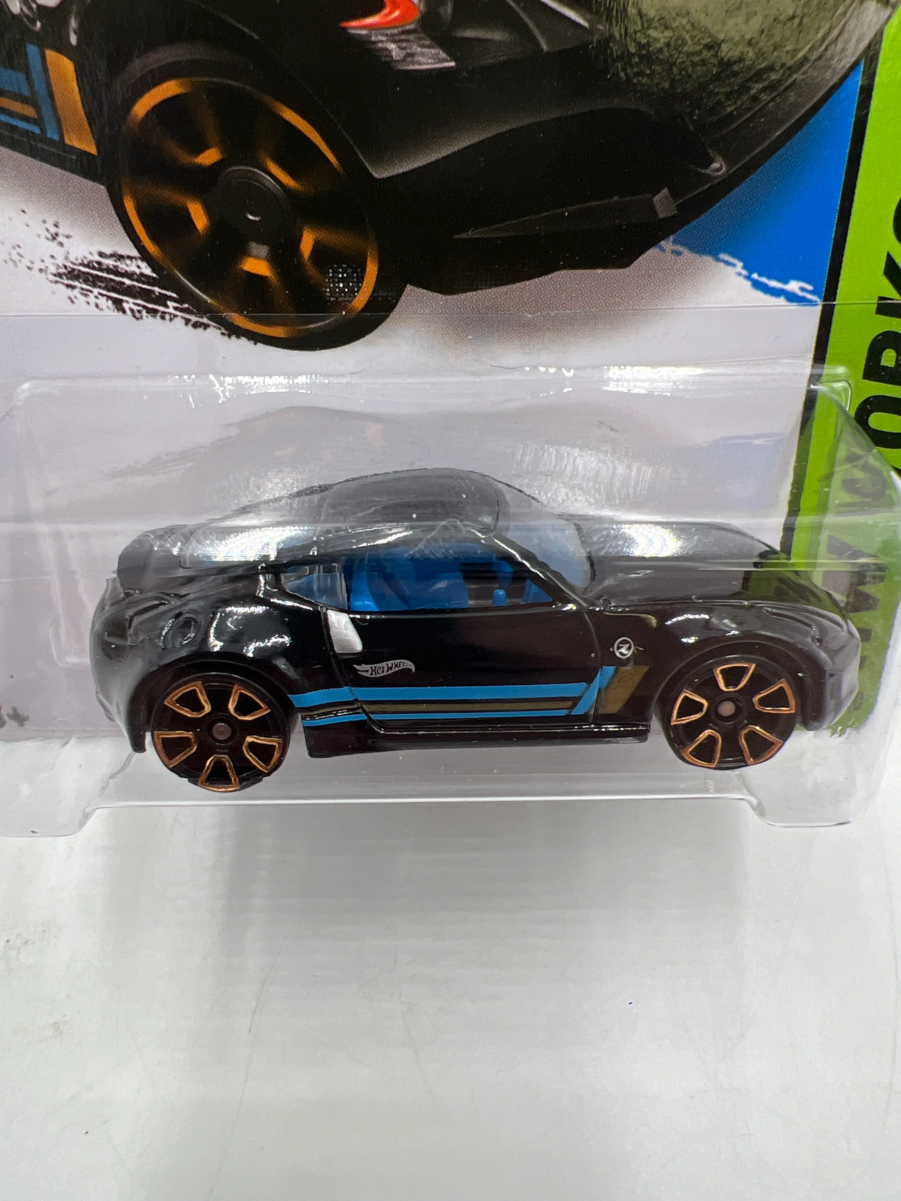 2015 Hot Wheels Workshop #248 Nissan 370Z Black 82B - Image 3