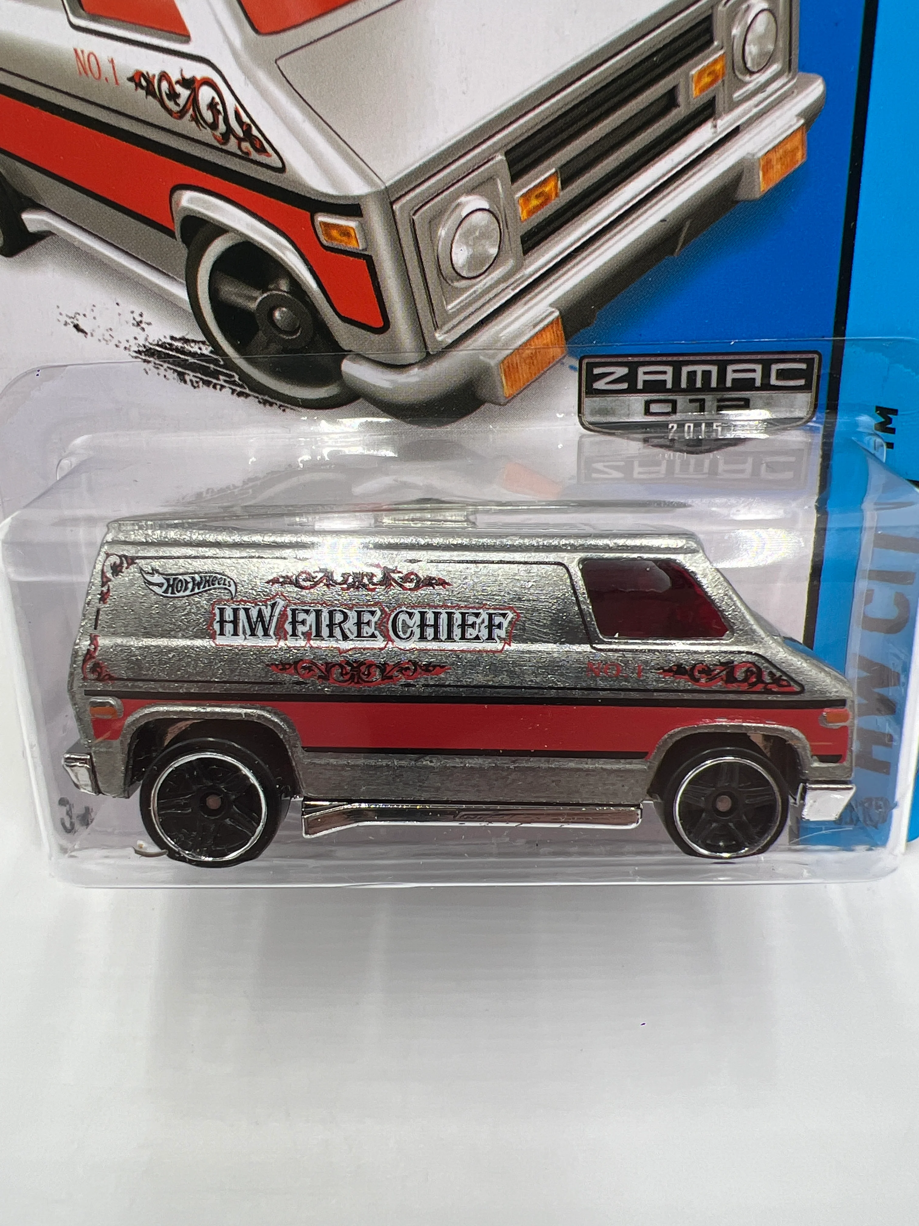 2015 Hot Wheels Walmart Exclusive Zamac 12 #55 Super Van 149E 148H - Image 3