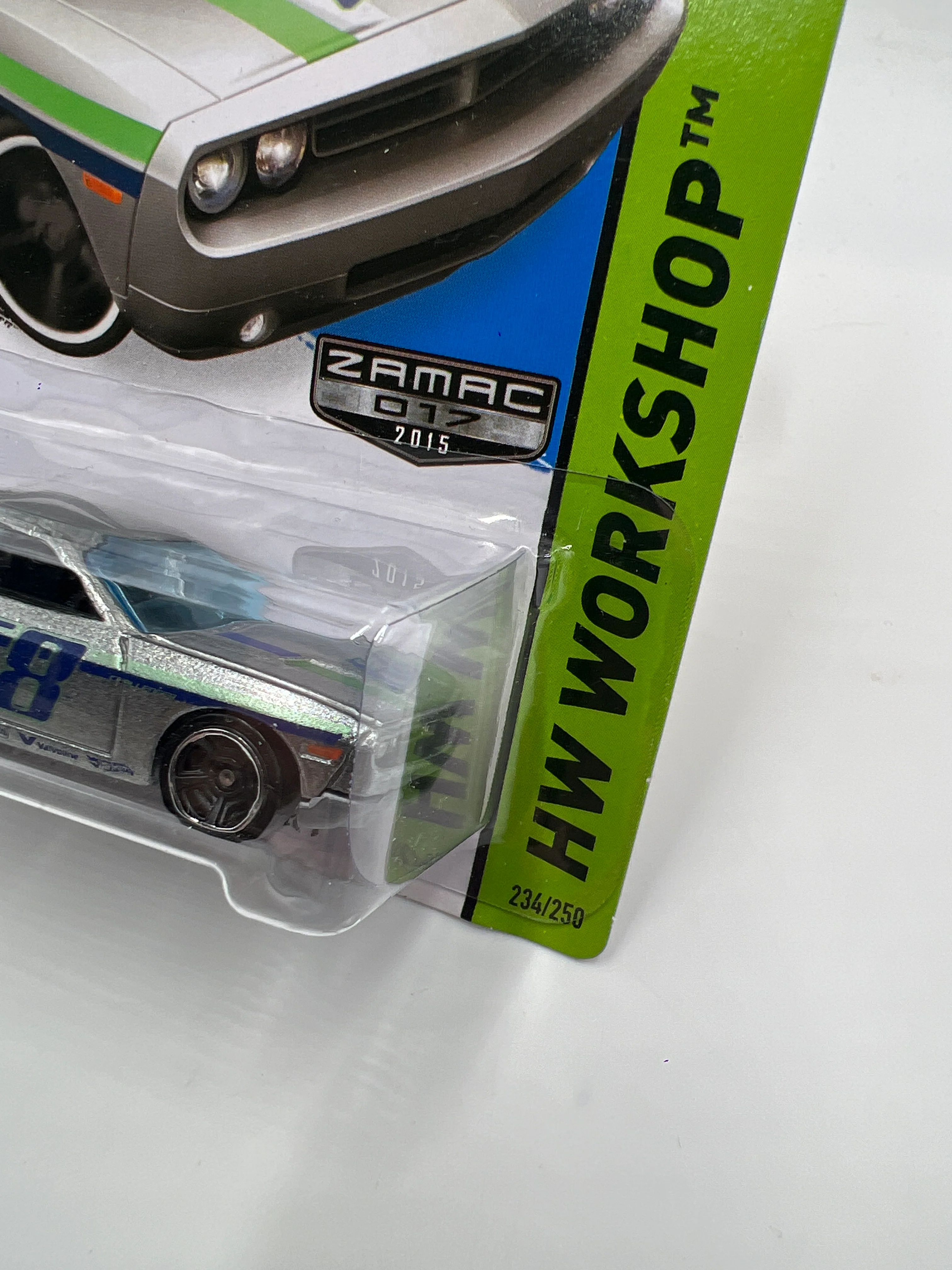 2015 Hot Wheels Walmart Exclusive Zamac 17 #234 Dodge Challenger Concept 147E - Image 4
