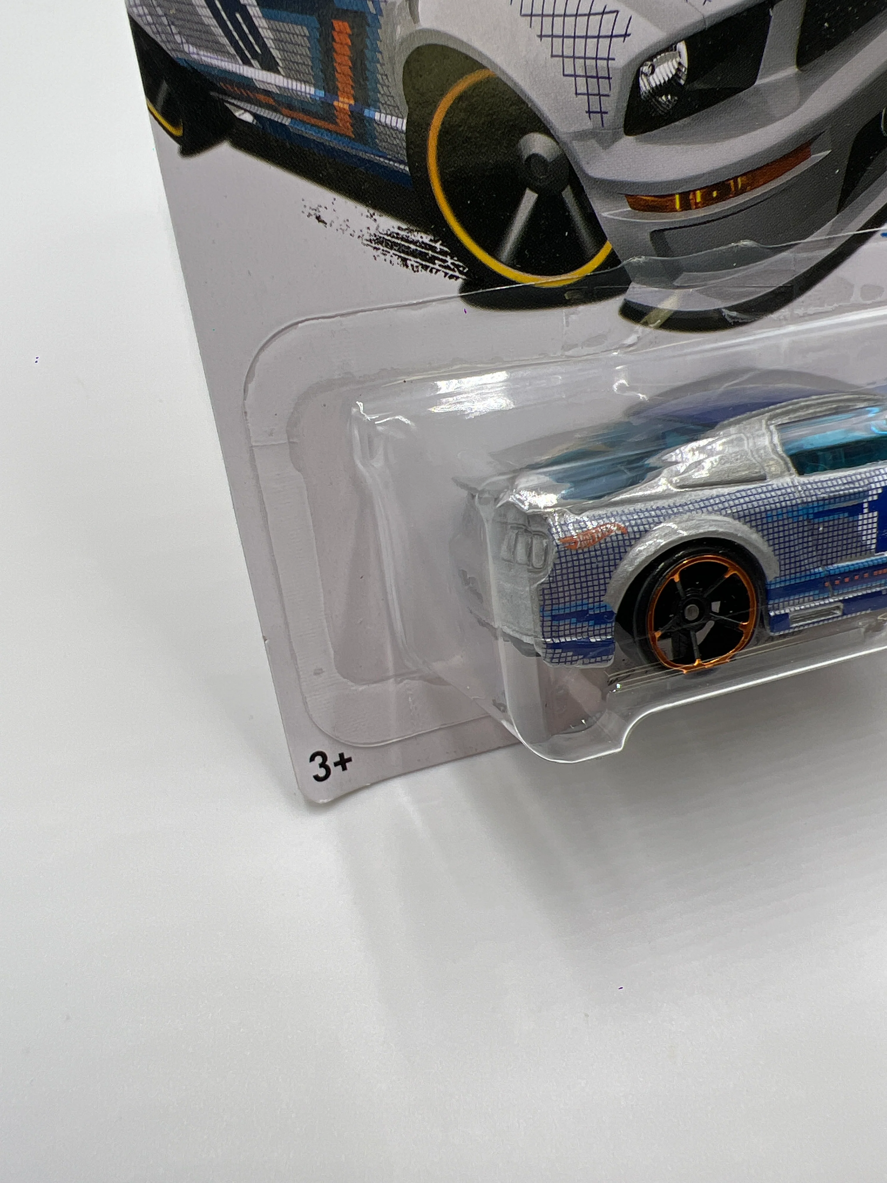 2016 Hot Wheels Art Cars #198 07 Ford Mustang Silver 27F - Image 5