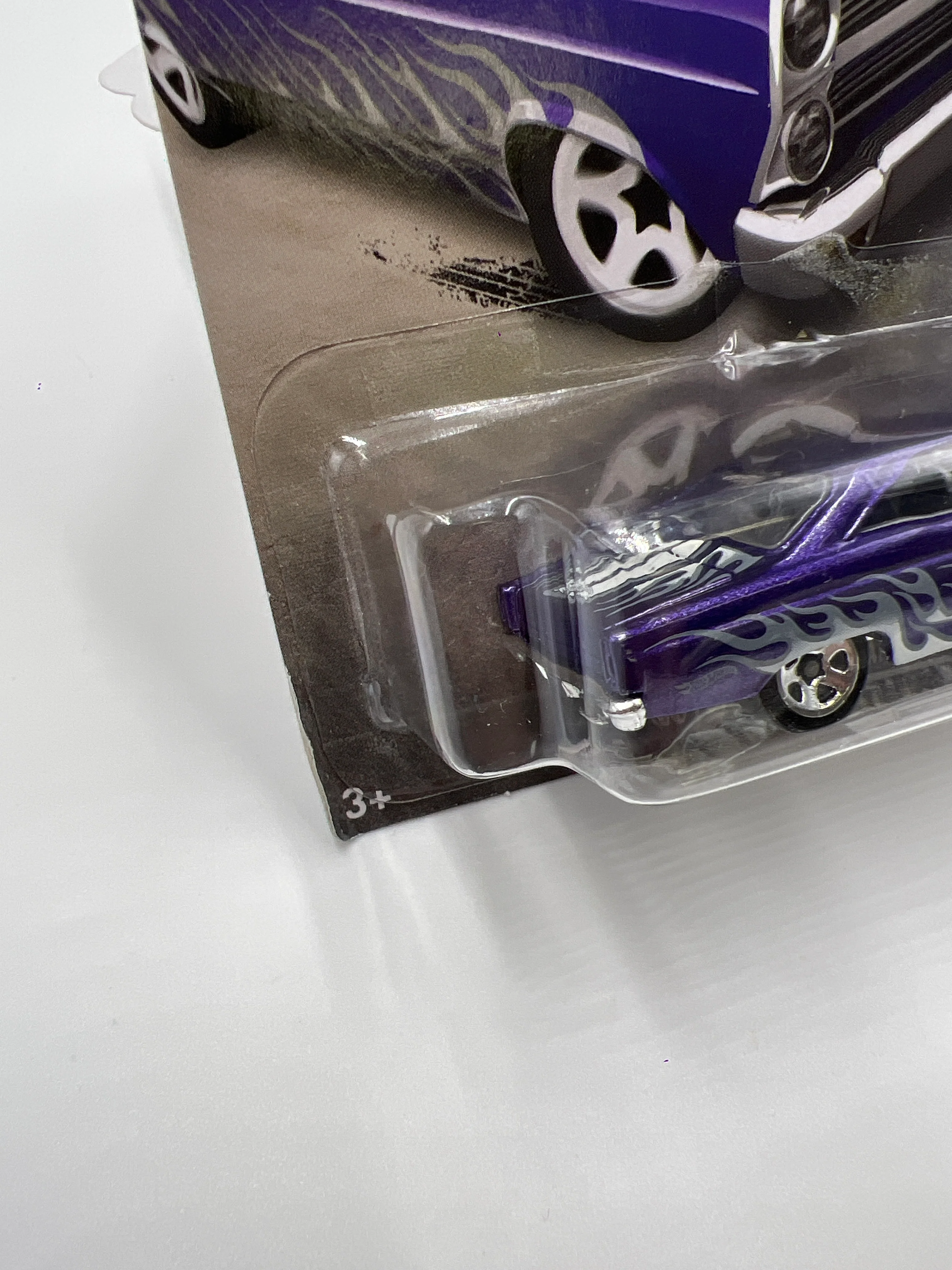 2016 Hot Wheels Flames #95 66 Ford 427 Fairlane Purple Target Spring Card - Image 5