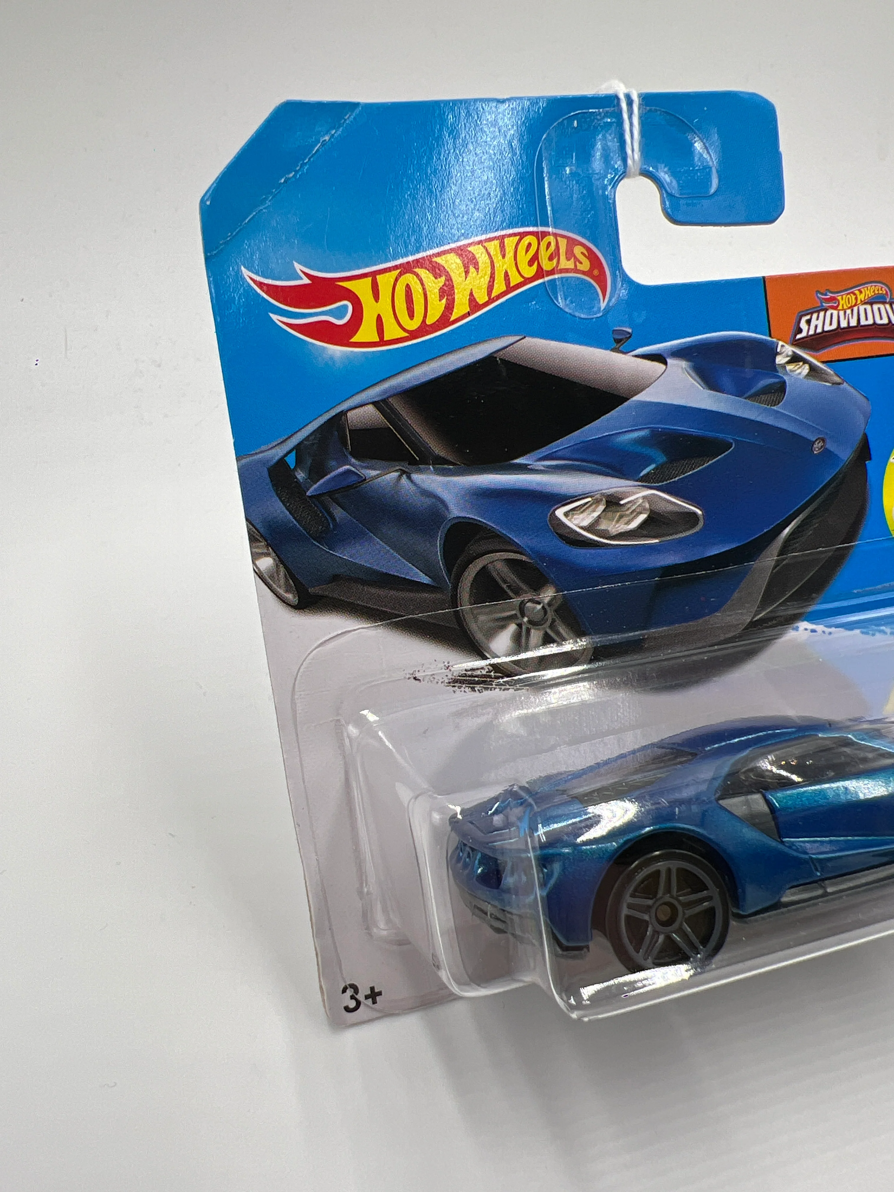 2016 Hot Wheels Exotics #73 17 Ford GT Blue Short Card Card Not Perfect 19B - Image 5