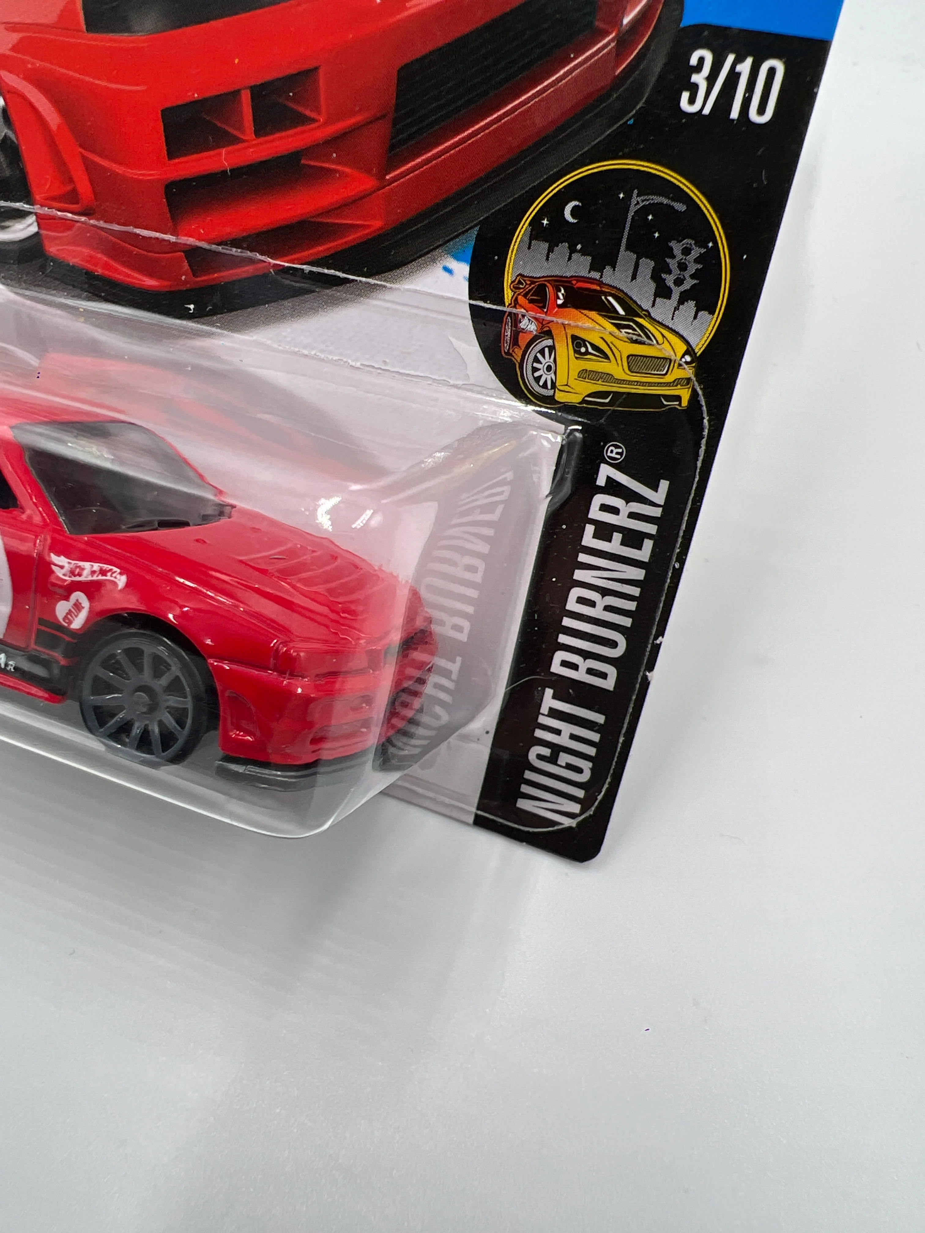 2016 Hot Wheels Nightburnerz #83 Nissan Skyline GT-R R34 Red Need for Speed (2) SR - Image 4