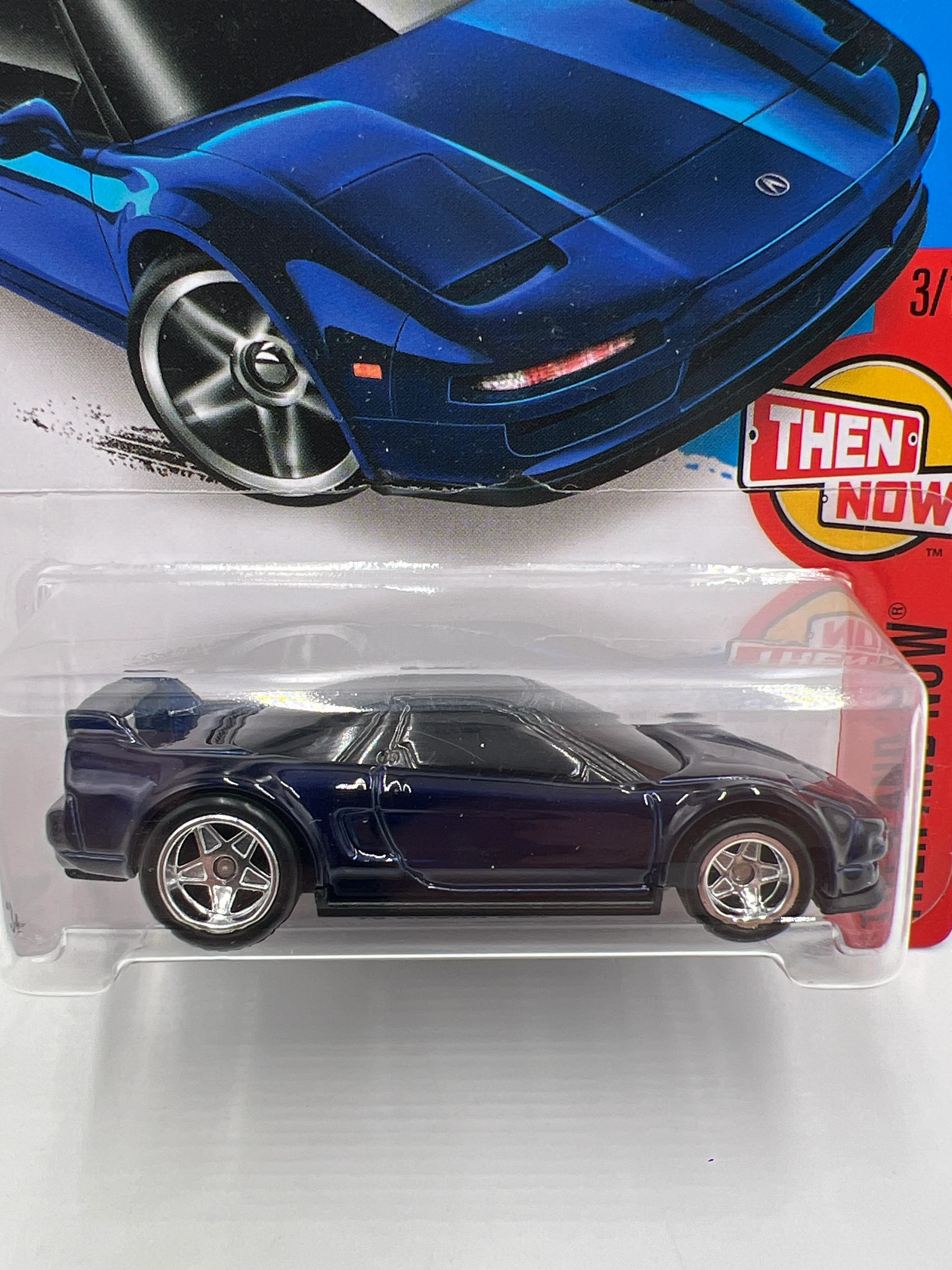 2016 Hot Wheels Factory Sealed Super Treasure Hunt #103 90 Acura NSX Blue W/Protector - Image 2