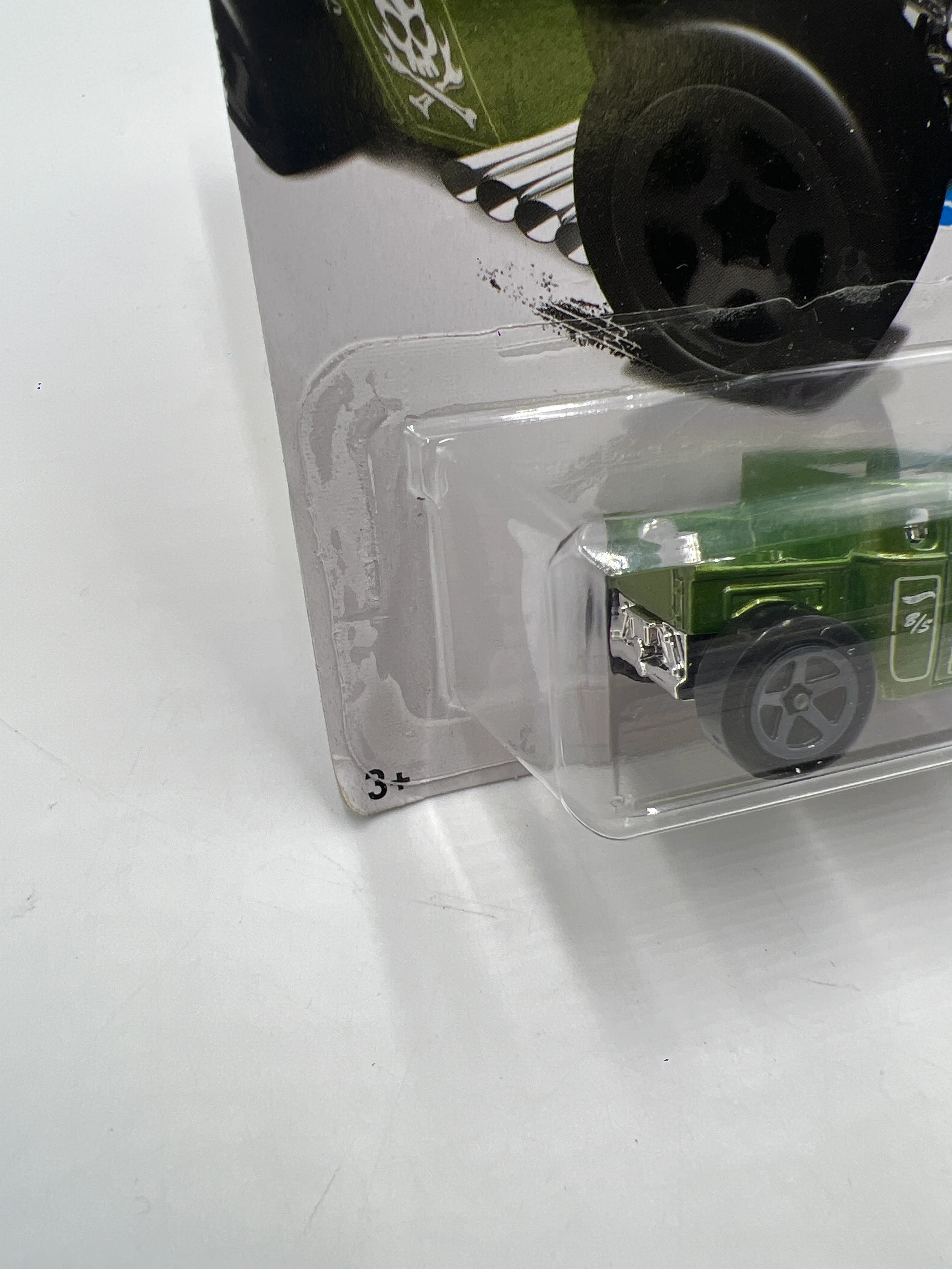 2016 Hot Wheels Mild to Wild #57 Bone Shaker Green 56B - Image 5