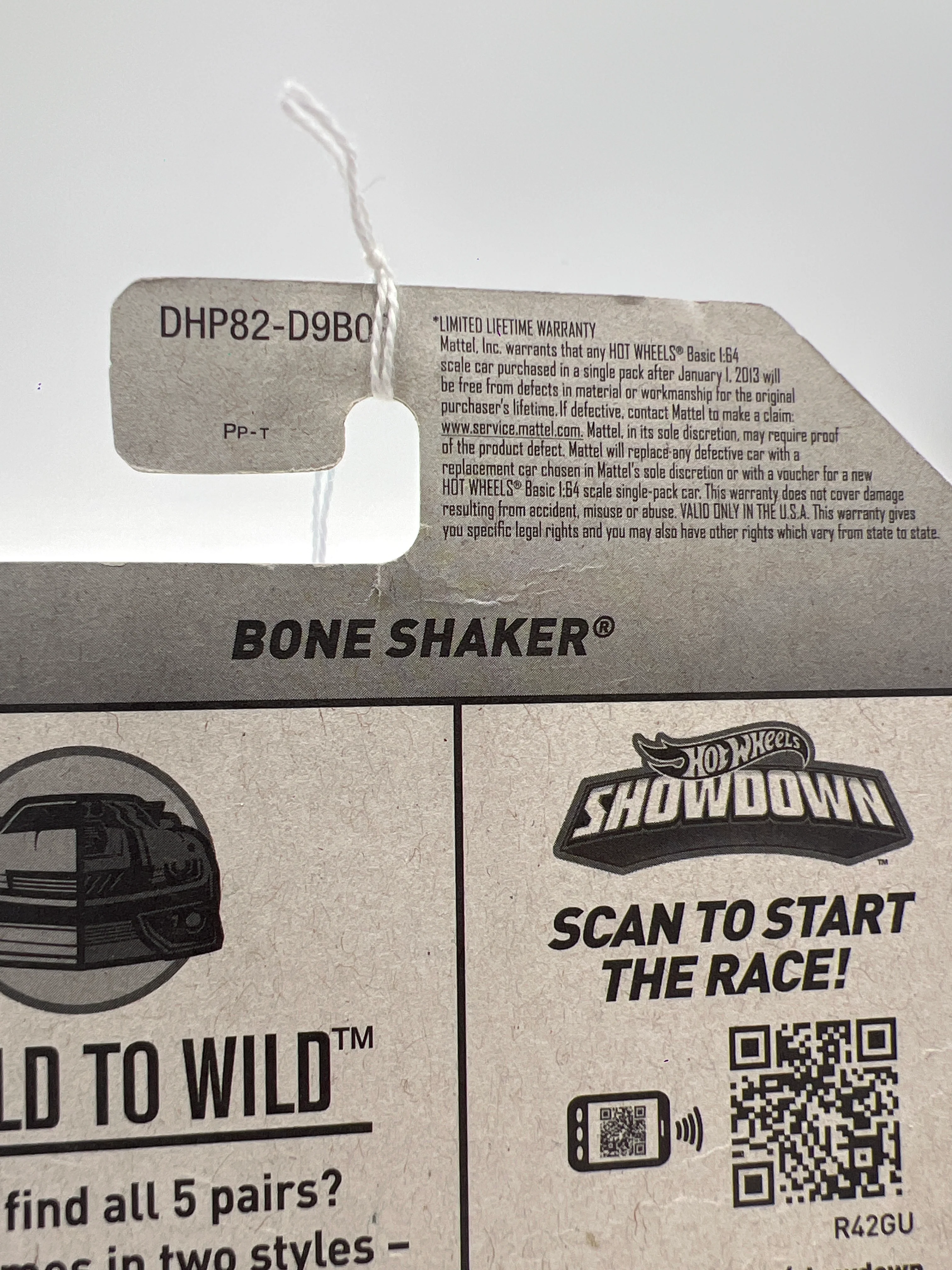 2016 Hot Wheels Mild to Wild #57 Bone Shaker Green 56B - Image 7