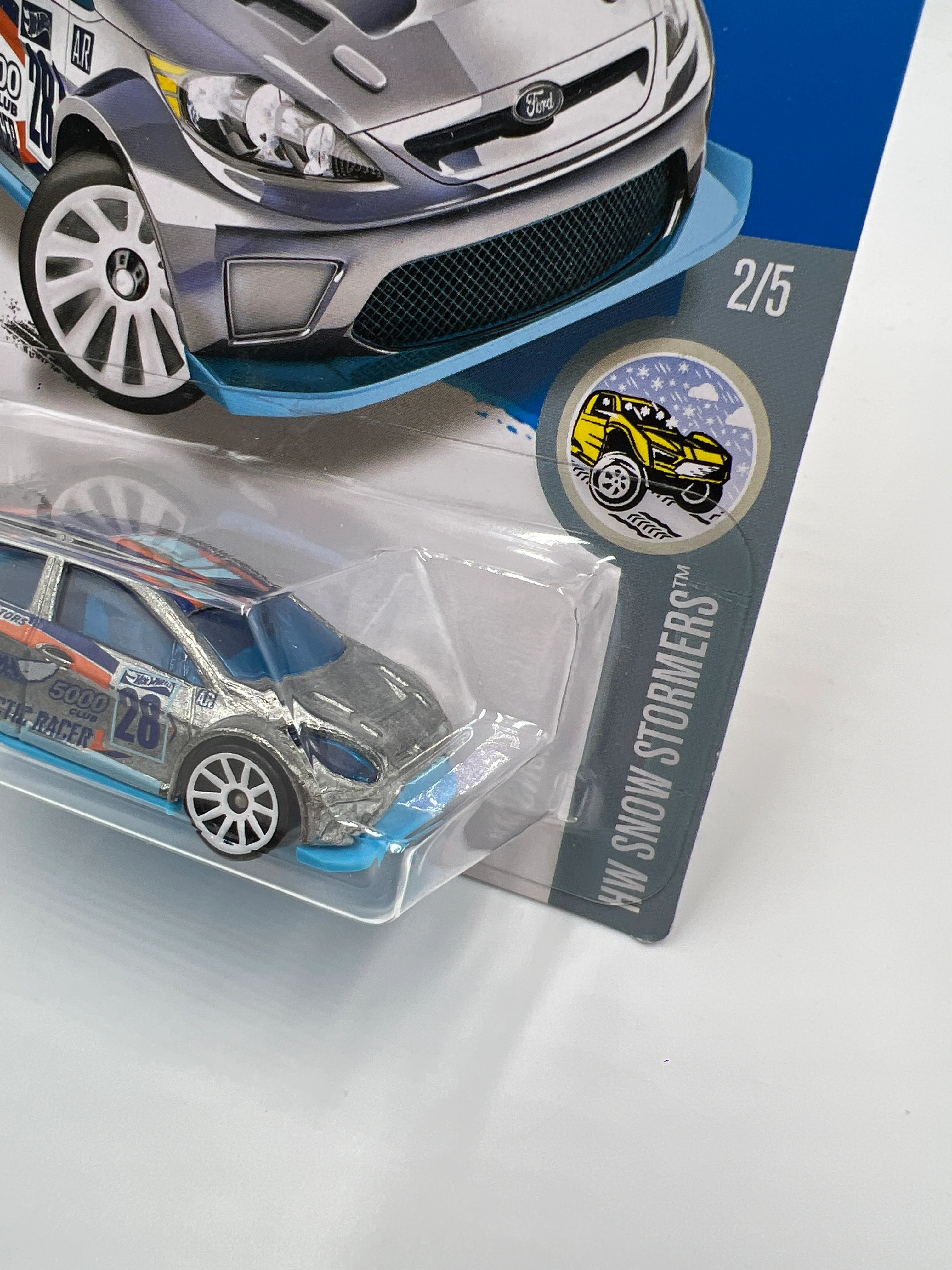 2016 Hot Wheels Walmart Exclusive Zamac #157 12 Ford Fiesta - Image 3