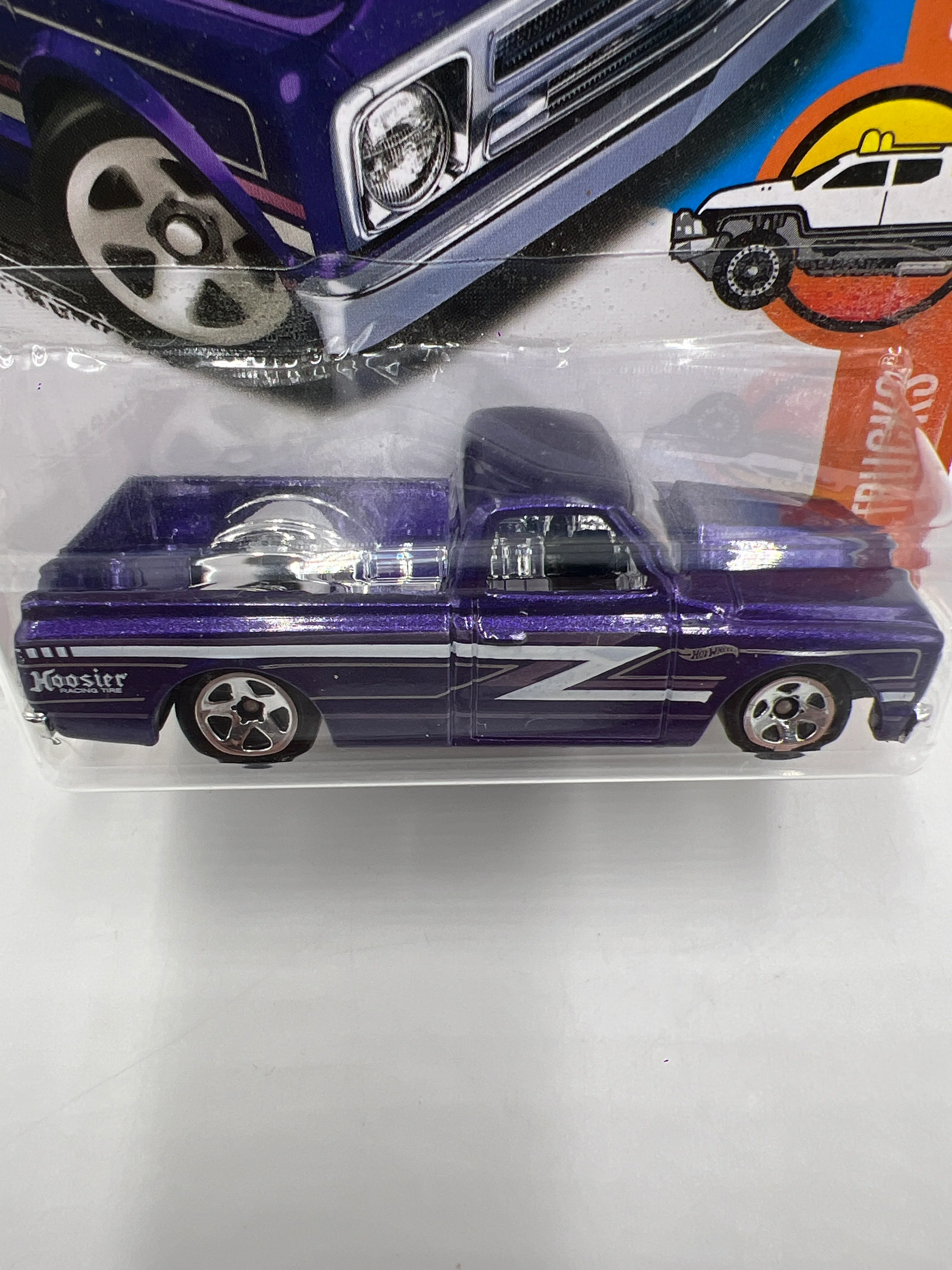 2017 Hot Wheels Hot Trucks #158 67 Chevy C10 Purple 17B - Image 2