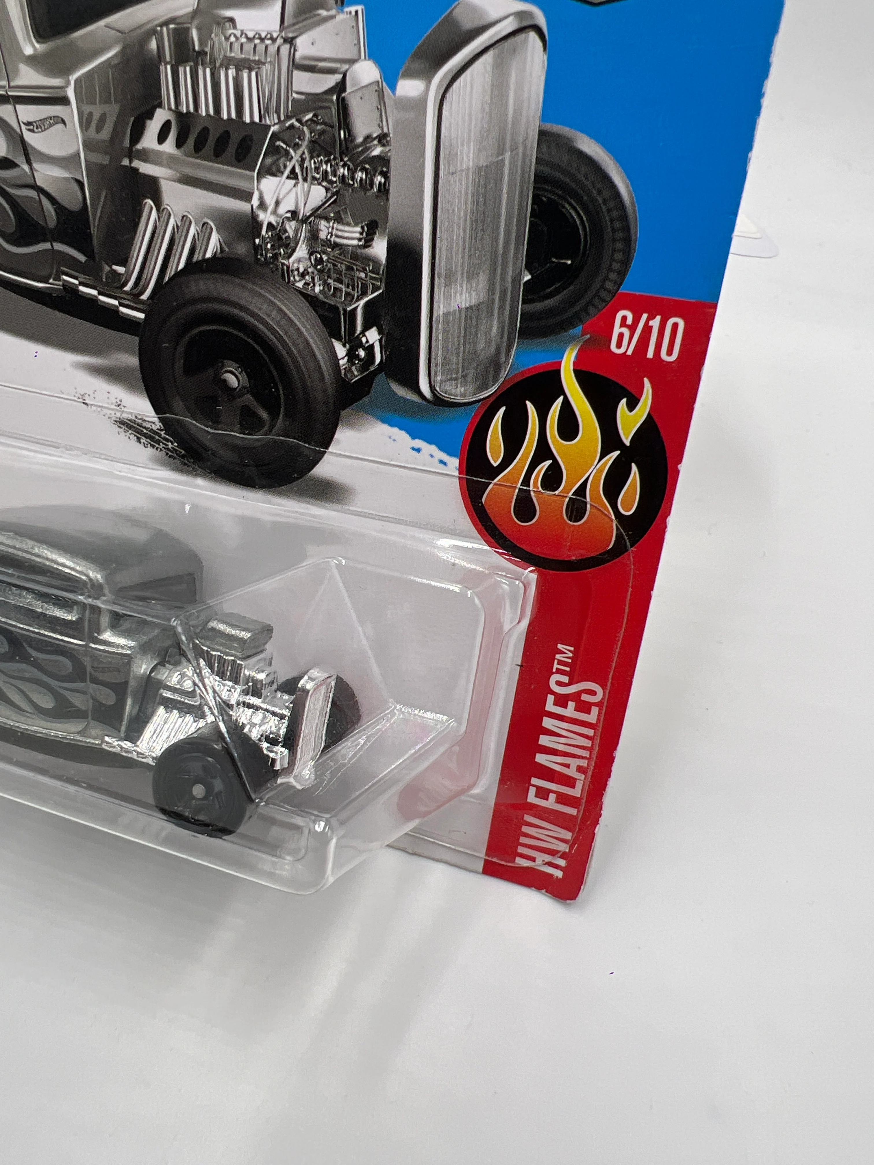 2017 Hot Wheels Flames Walmart Exclusive Zamac 011 32 Ford - Image 5