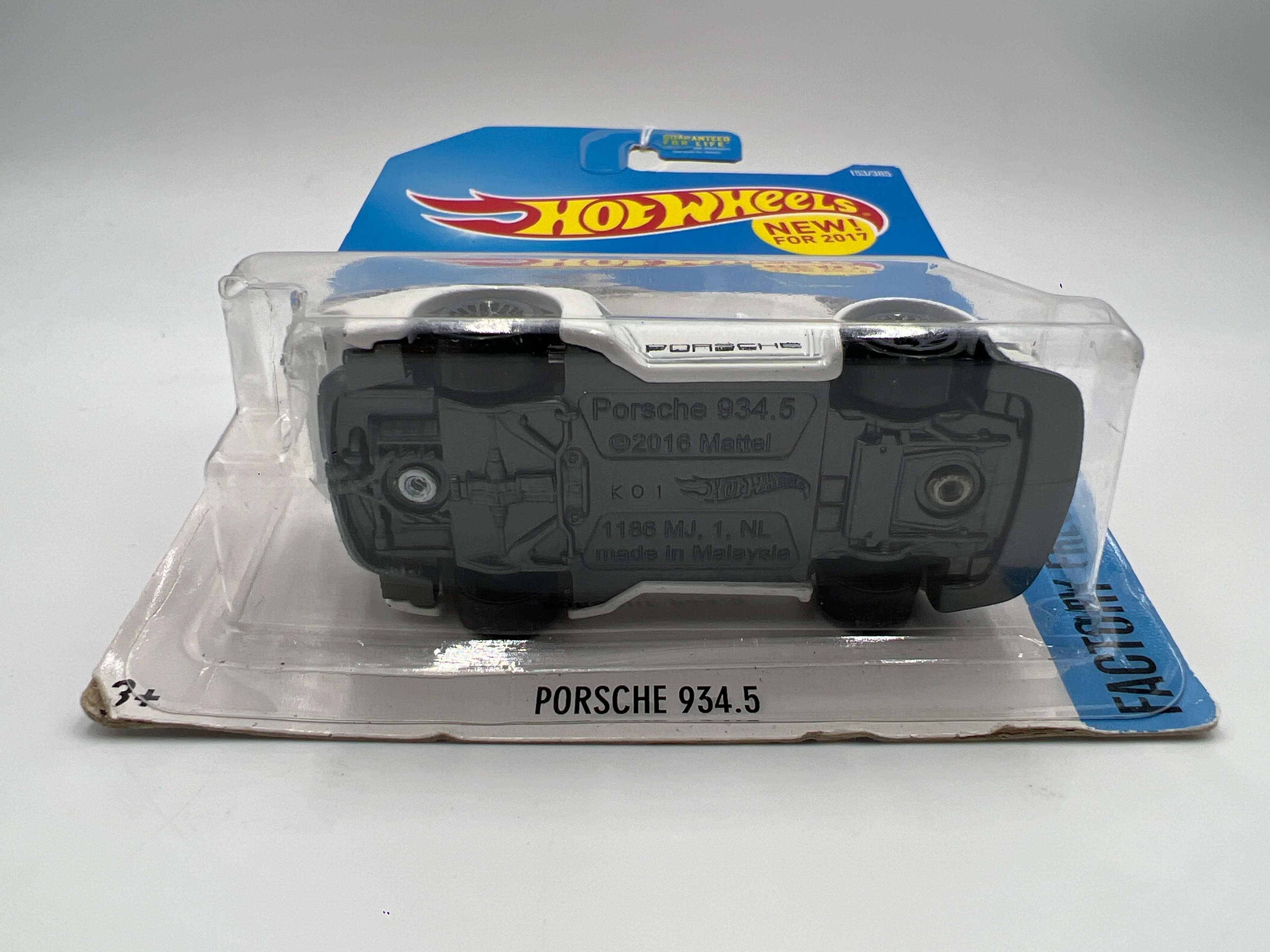 2017 Hot Wheels Factory Fresh #153 Porsche 934.5 White (Card Not Perfect) 98B - Image 7