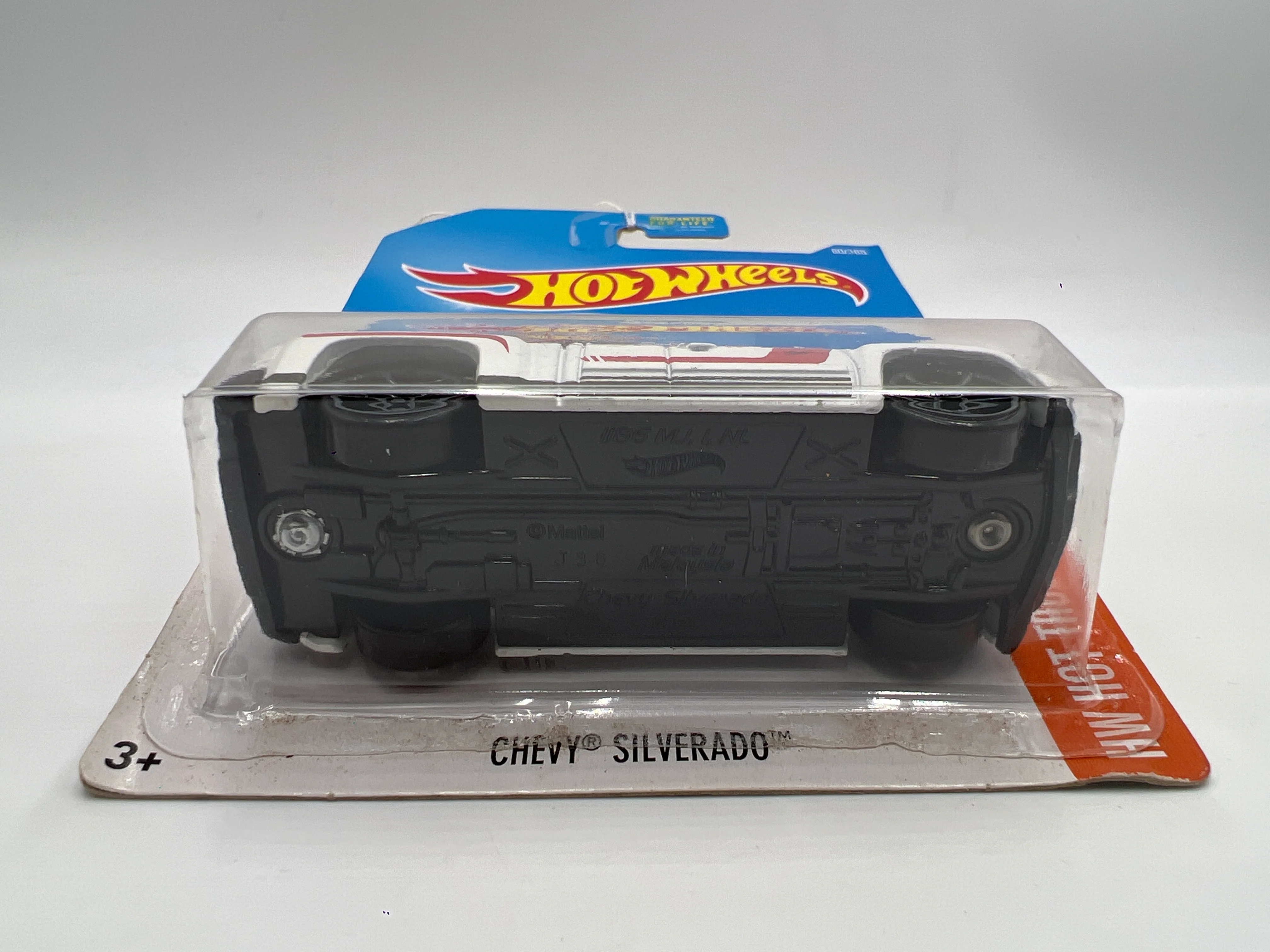 2017 Hot Wheels Hot Trucks #60 Chevy Silverado White #1 15A - Image 5