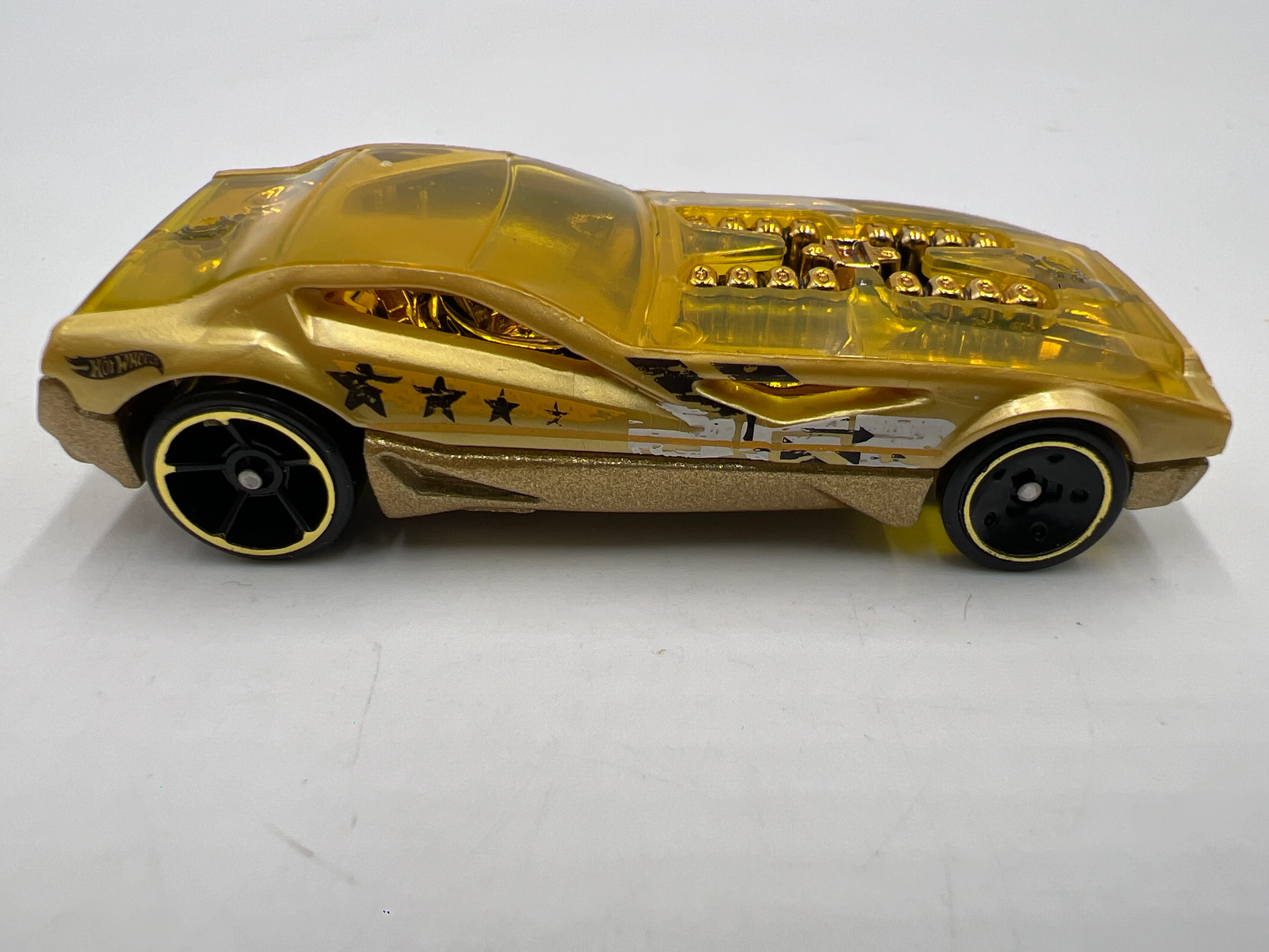 2016 Hot Wheels Mystery Models Series 1 #3 Chase Bye Focal Gold - Image 4