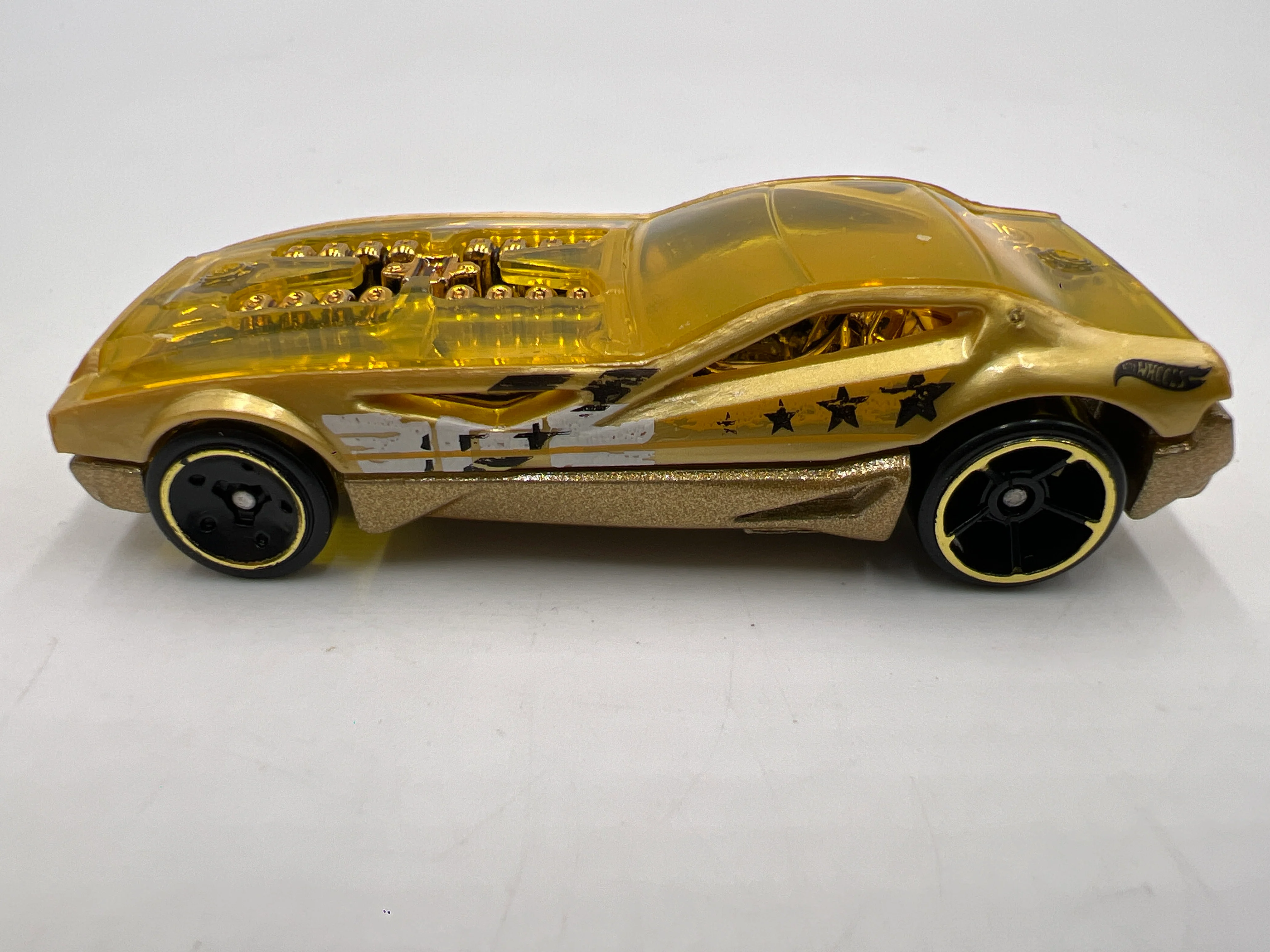 2016 Hot Wheels Mystery Models Series 1 #3 Chase Bye Focal Gold - Image 5