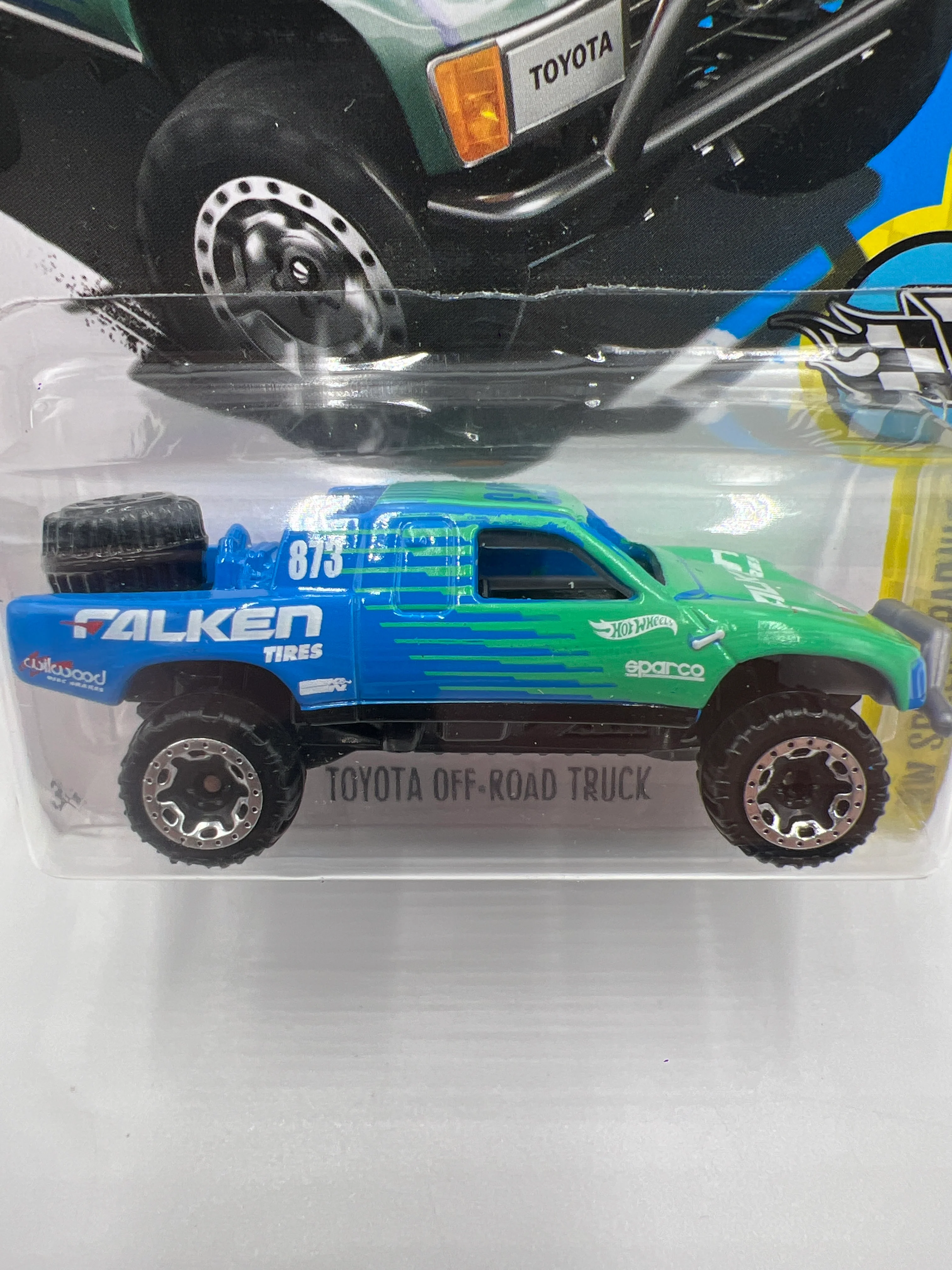 2017 Hot Wheels Speed Graphics #78 Toyota Off-Road Truck Falken SR - Image 3
