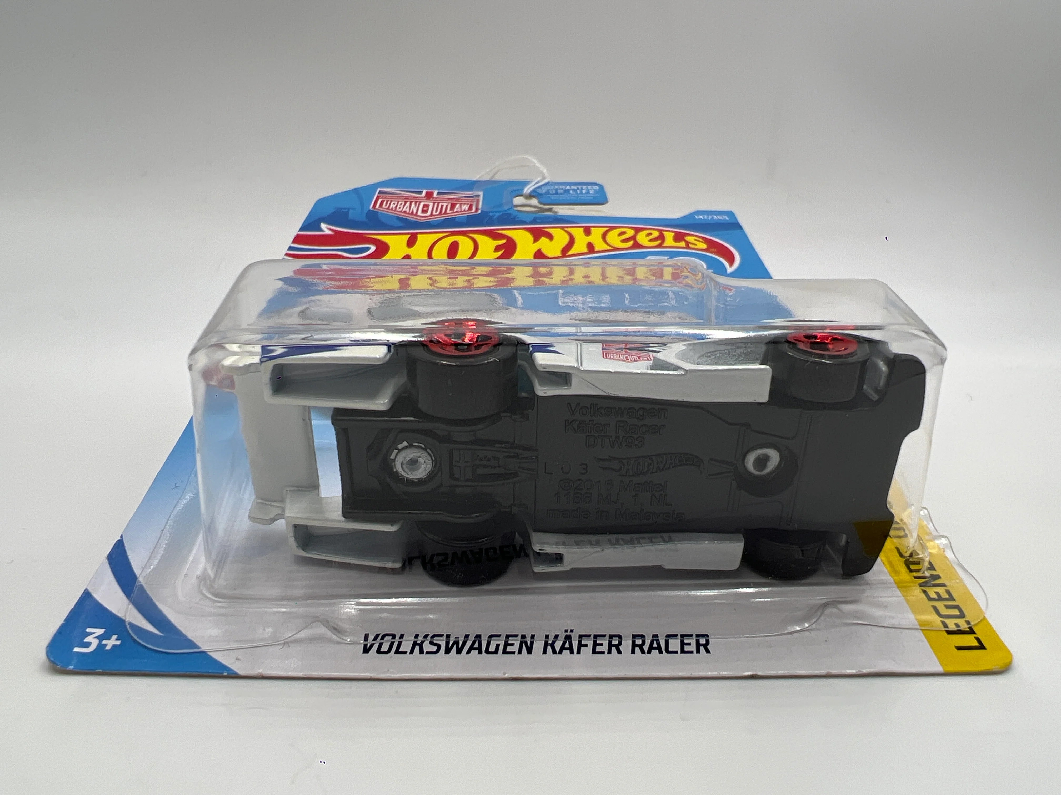 2018 Hot Wheels Legends Of Speed #147 Volkswagen Kafer Racer Magnus Walker White 96B - Image 5