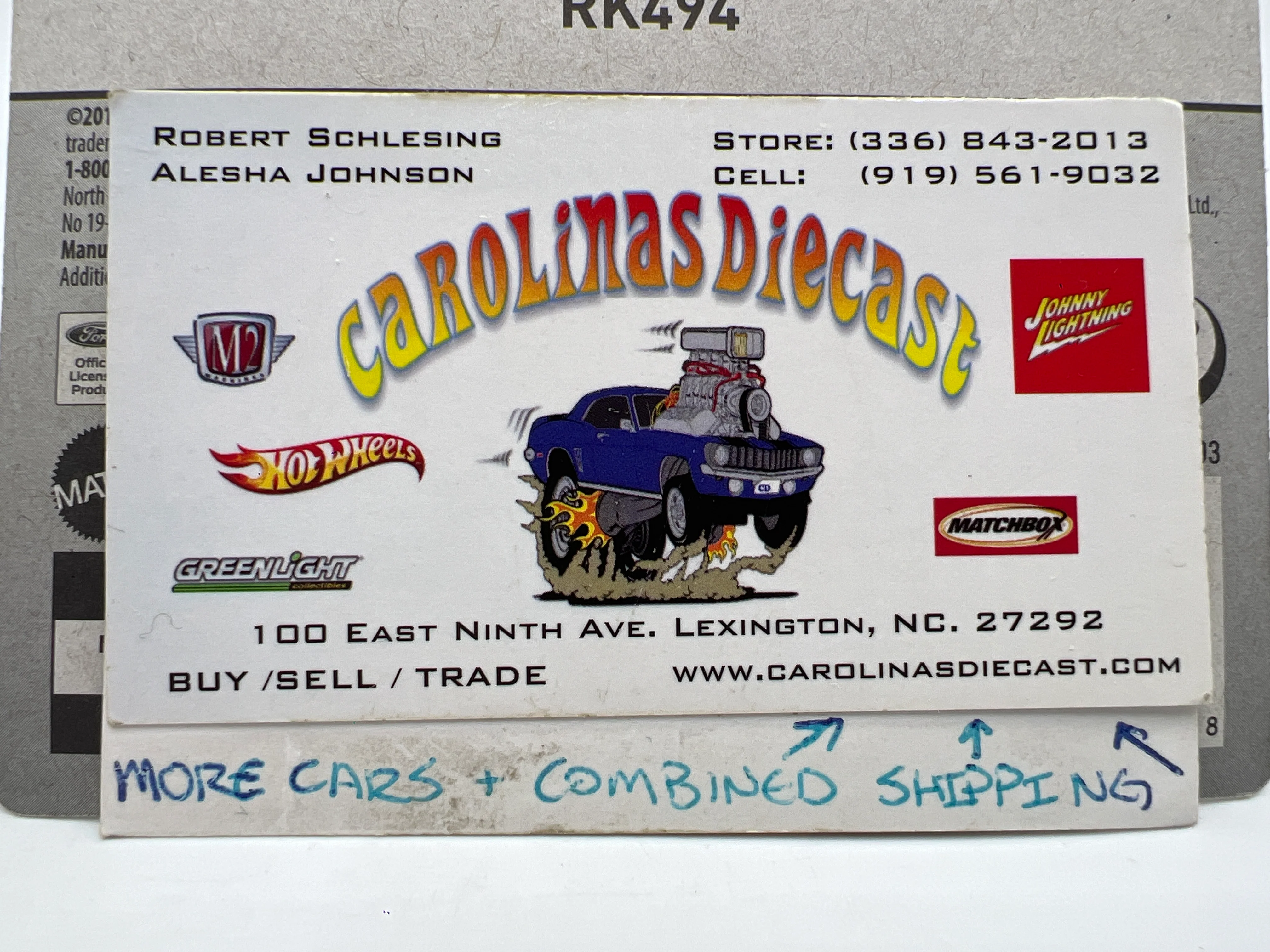 2017 Hot Wheels Race Team Kmart Exclusive 2005 Ford Mustang White 238B - Image 7