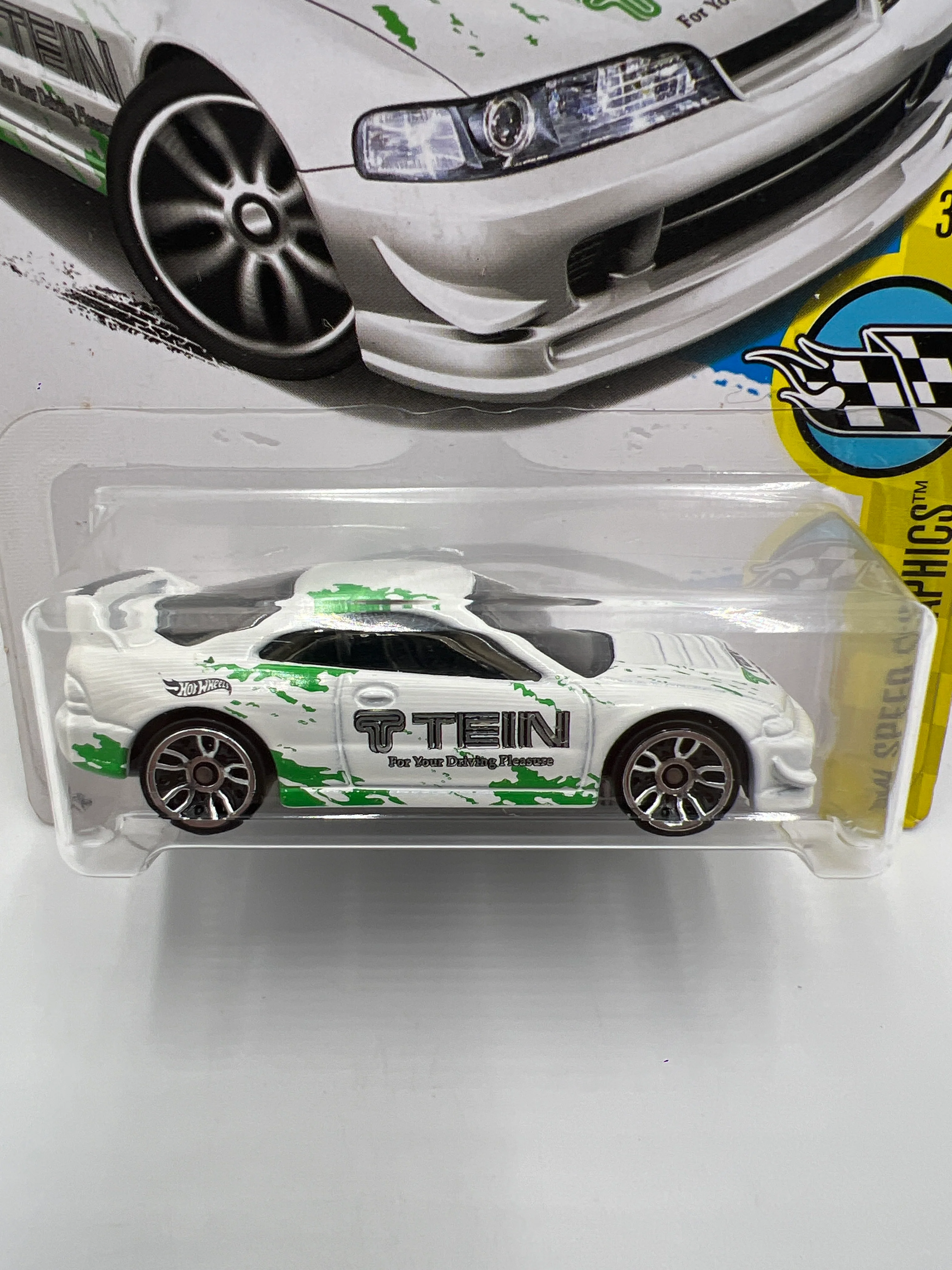 2017 Hot Wheels Speed Graphics #31 Custom 01 Acura Integra GSR White Tein 66D - Image 2