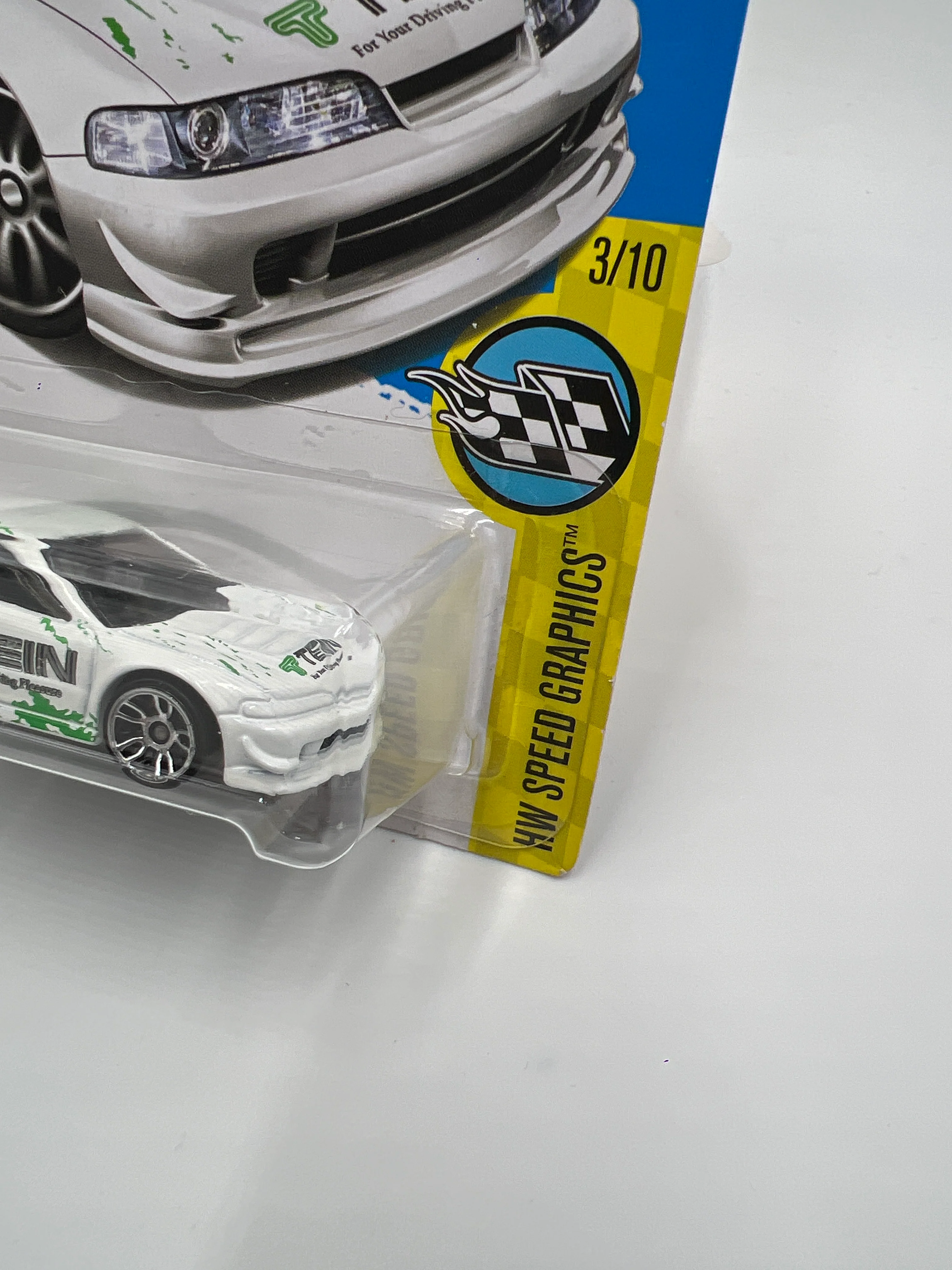 2017 Hot Wheels Speed Graphics #31 Custom 01 Acura Integra GSR White Tein 66D - Image 3
